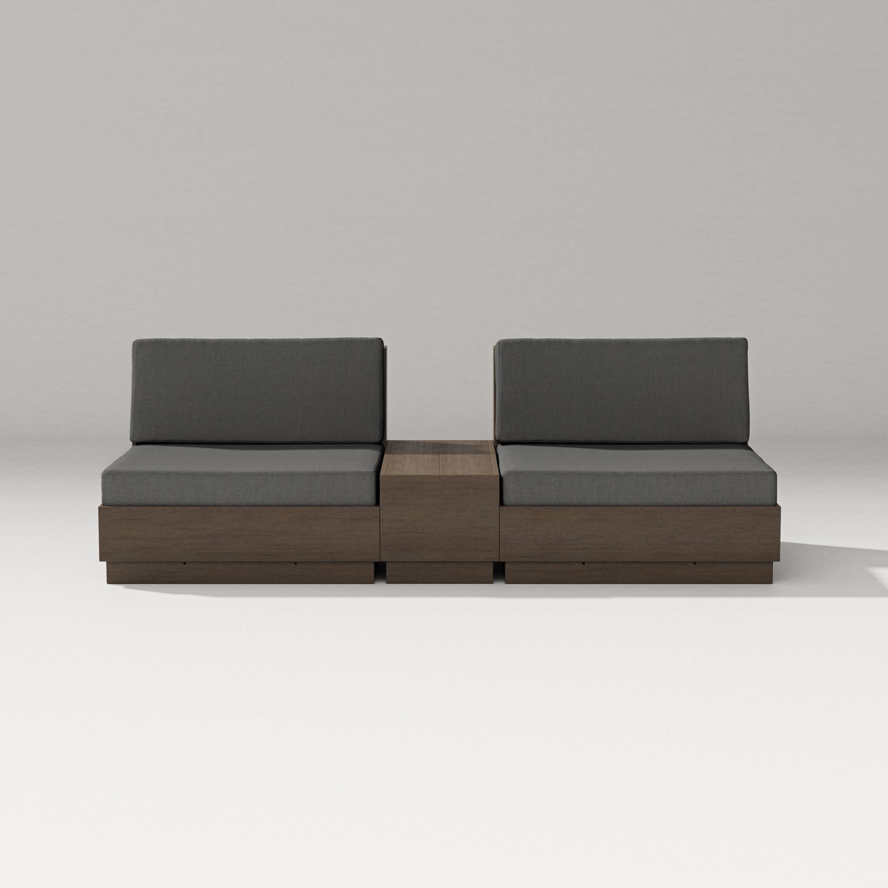 PW Designer Series Elevate Lounge Chair Set in Kona / Spectrum Carbon