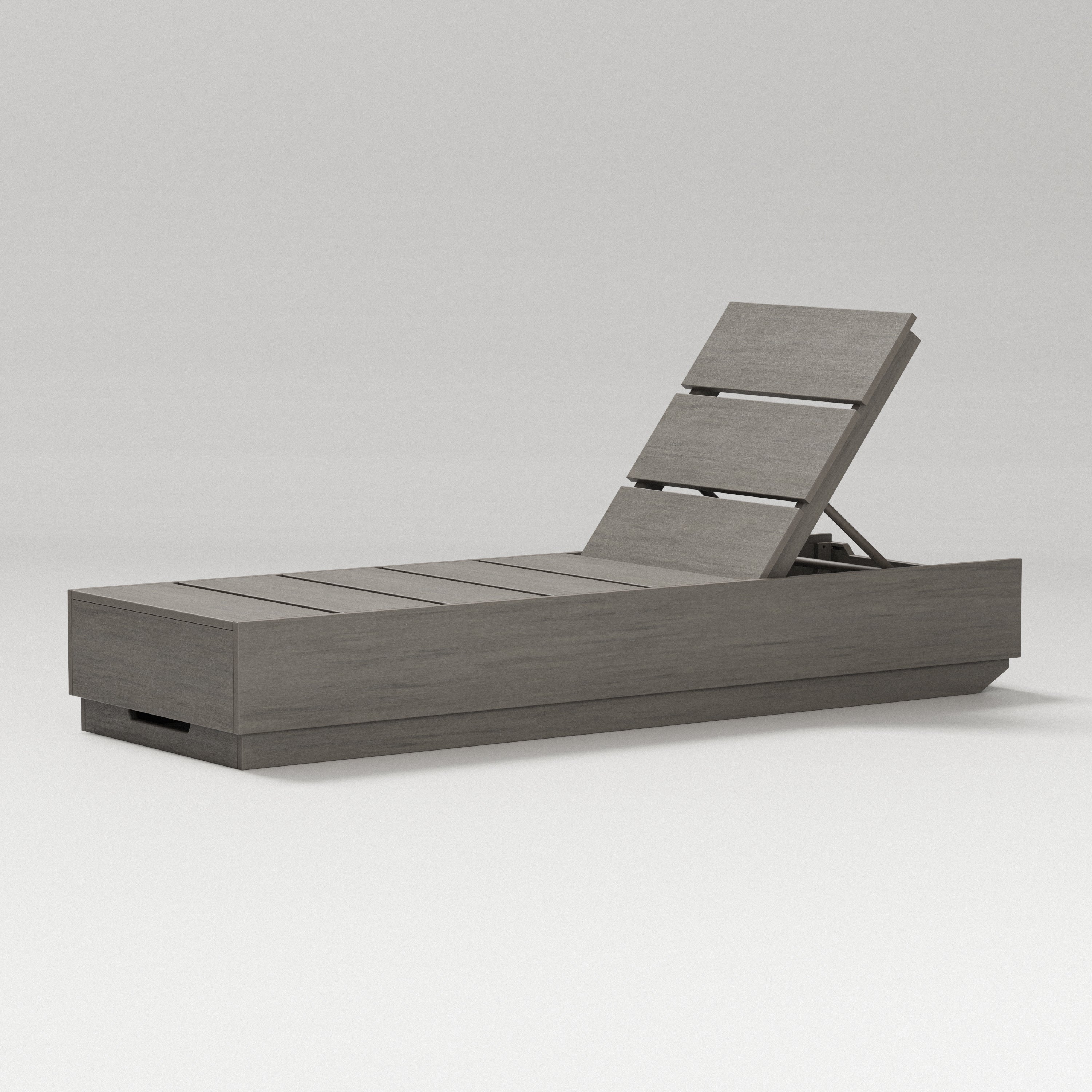 PW Designer Series Elevate Chaise Lounge in Driftwood
