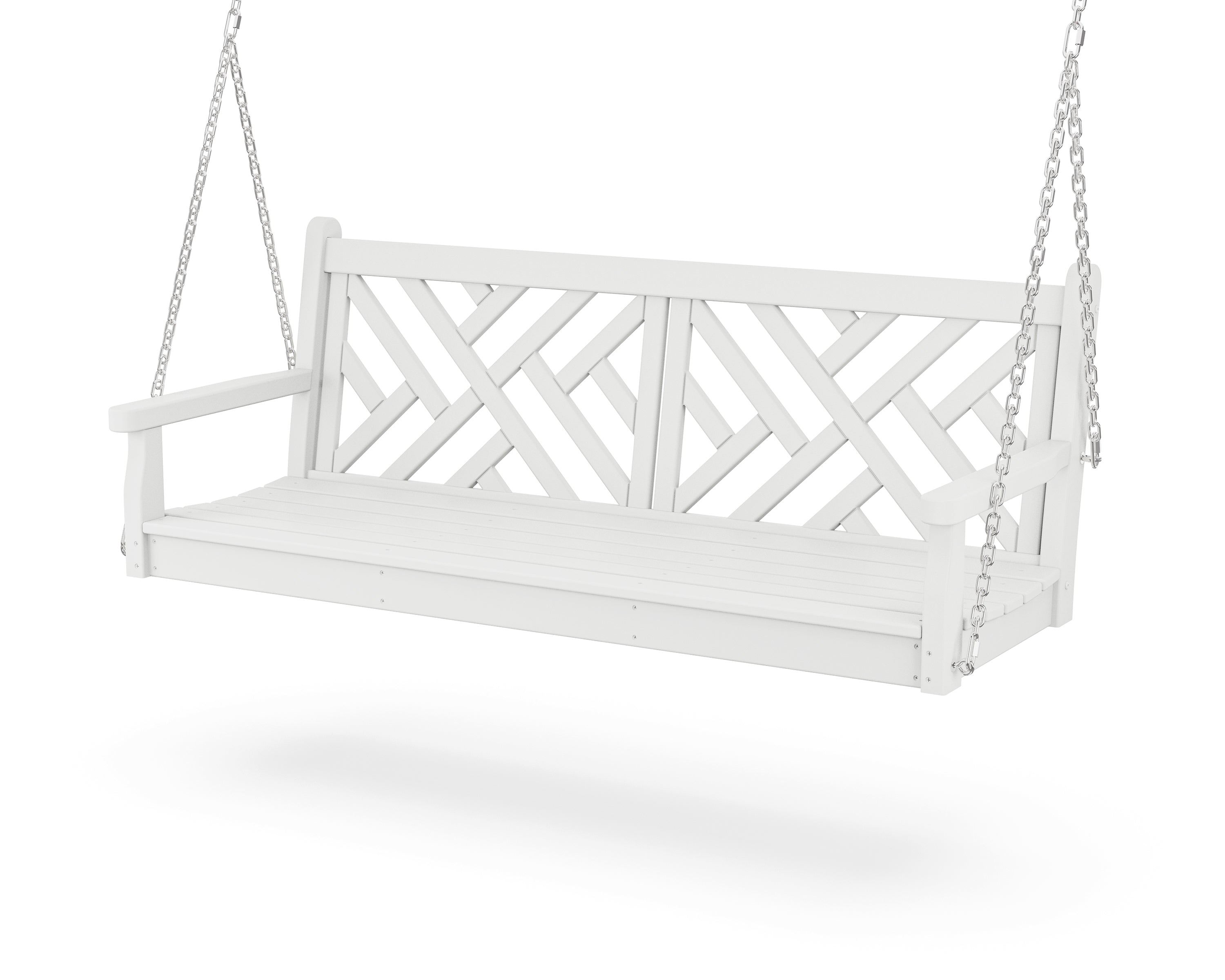 POLYWOOD Chippendale 60” Swing in White