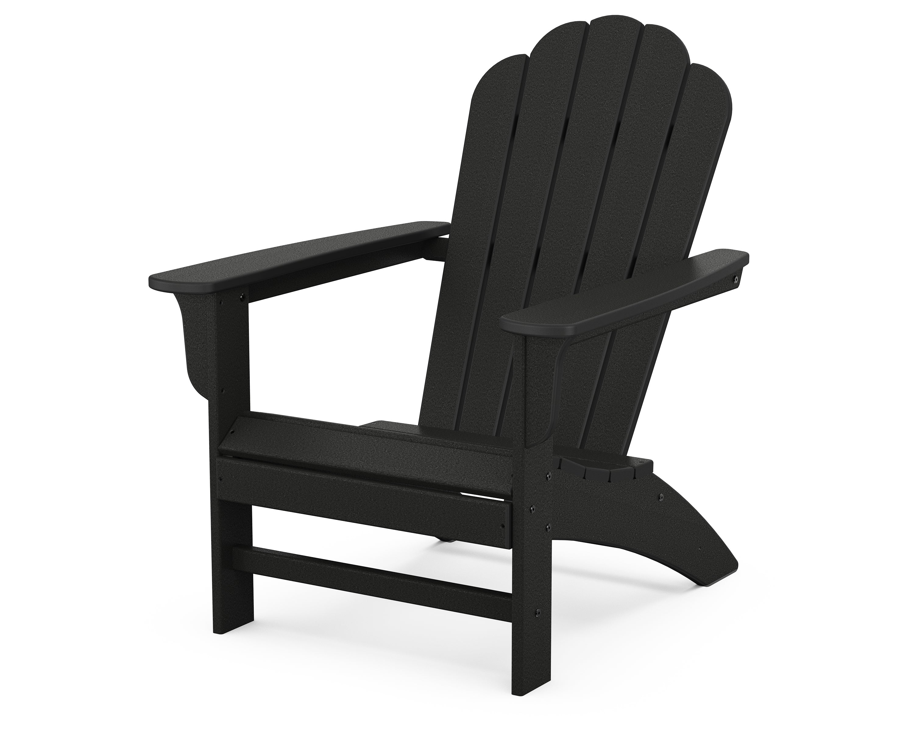 POLYWOOD Country Living Adirondack Chair in Black
