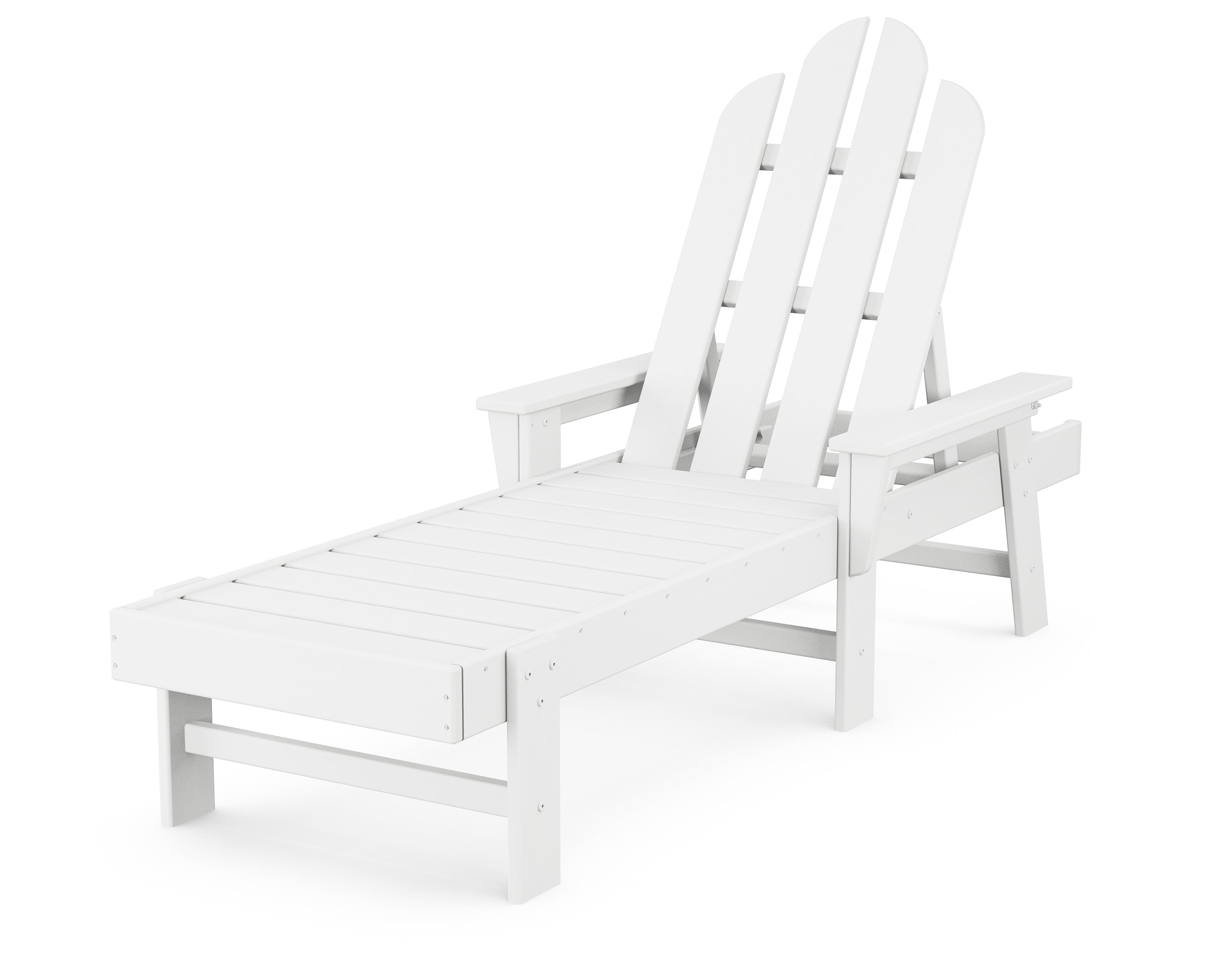POLYWOOD Long Island Chaise in White