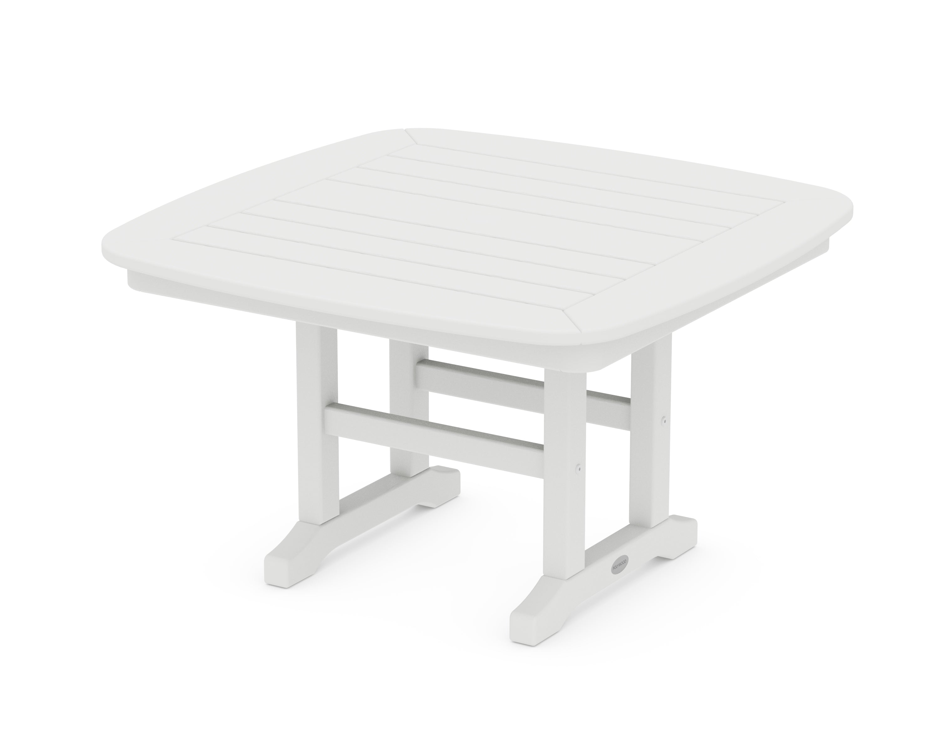 POLYWOOD Nautical 31" Conversation Table in White