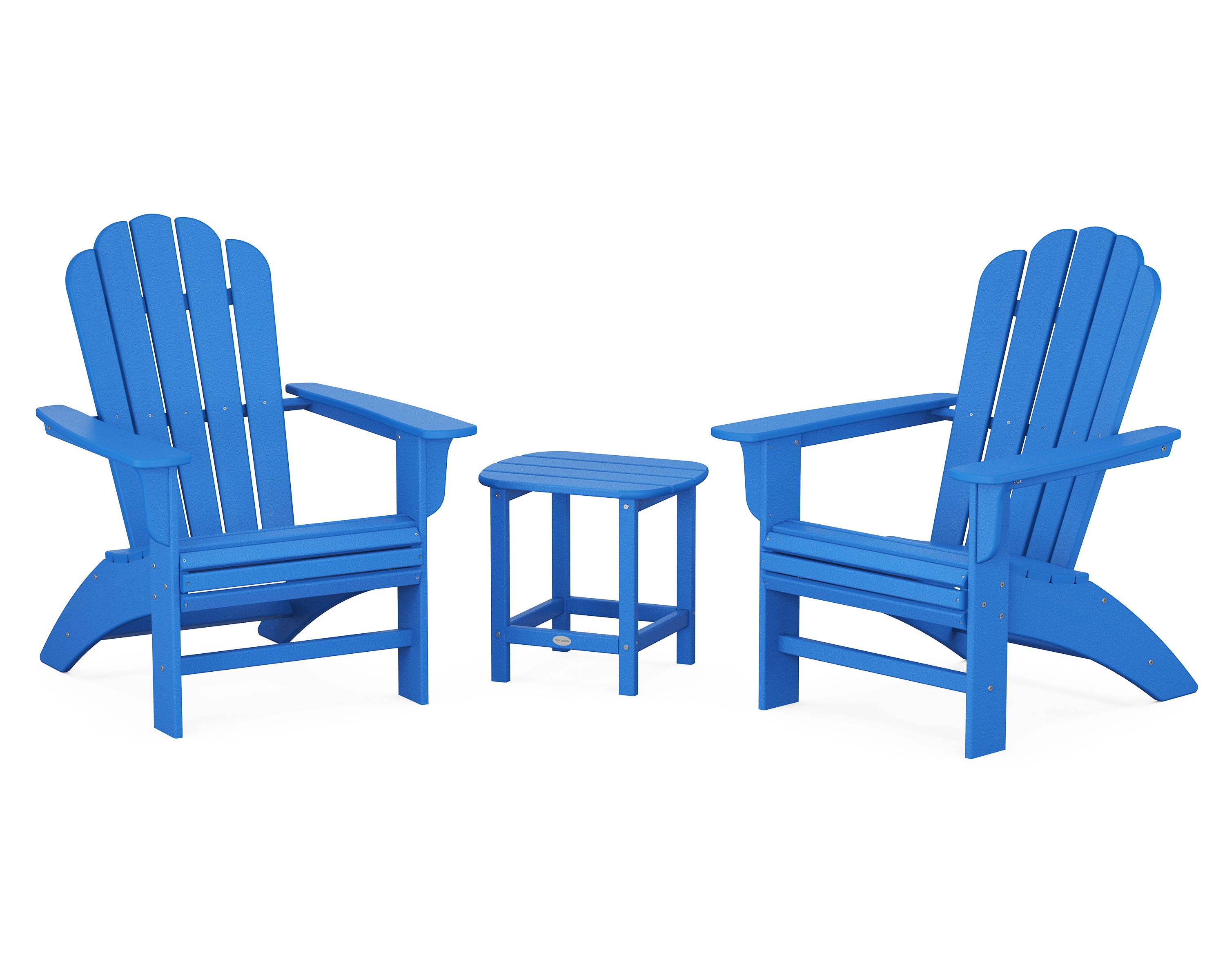 Country Living Country Living Curveback Adirondack Chair 3-Piece Set in Pacific Blue