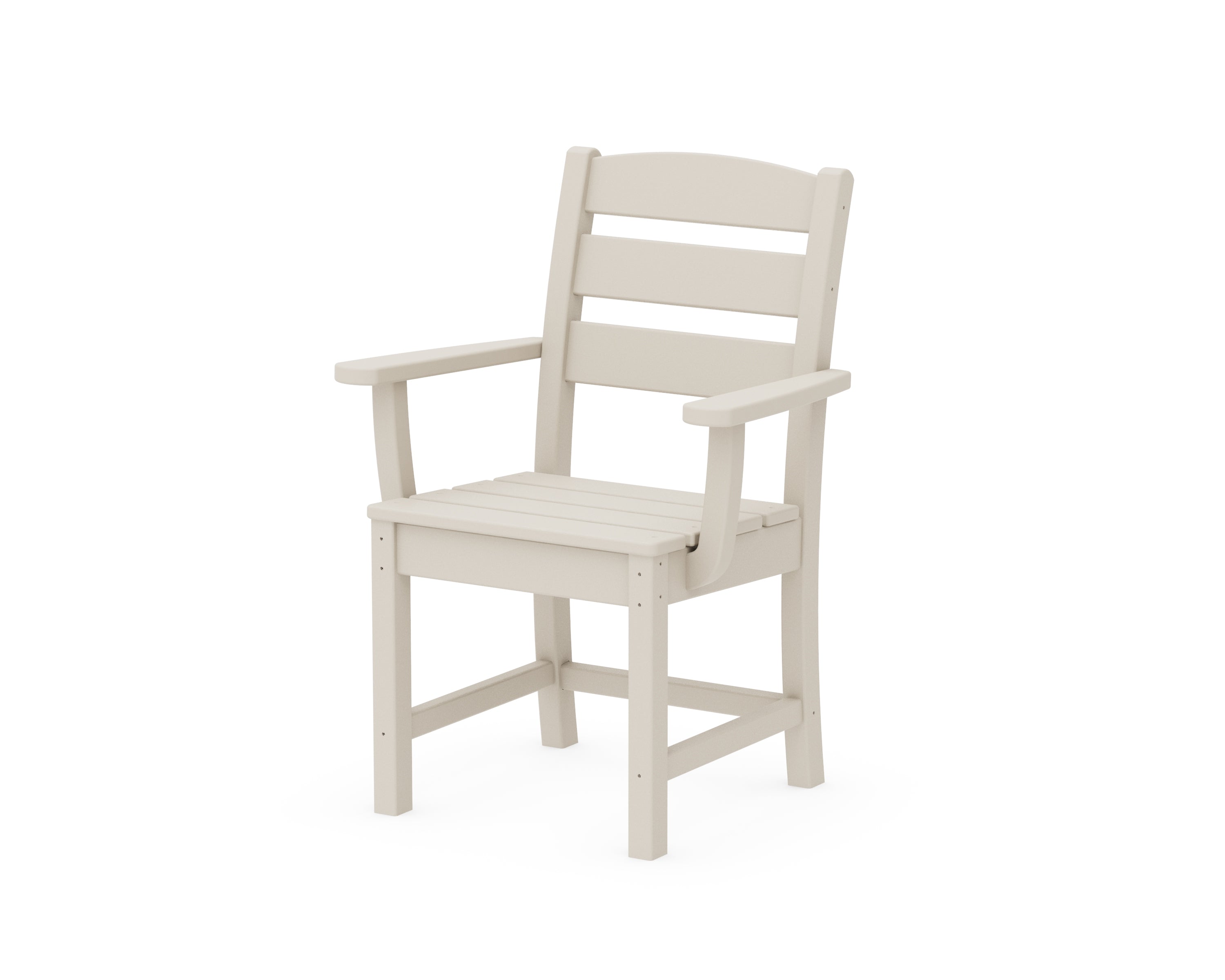 POLYWOOD Lakeside Dining Arm Chair in Sand