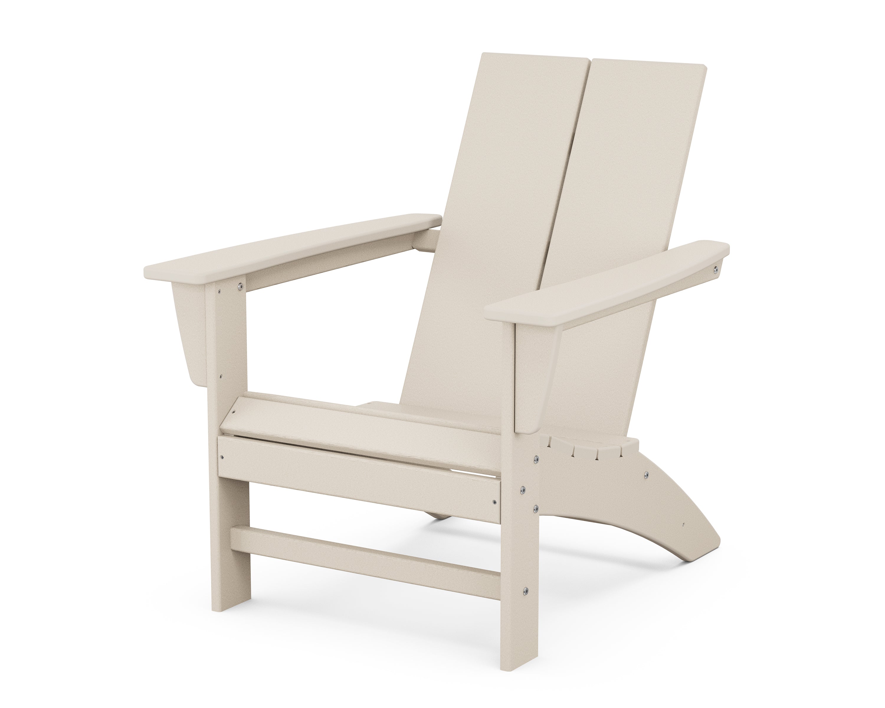 POLYWOOD Country Living Modern Adirondack Chair in Sand