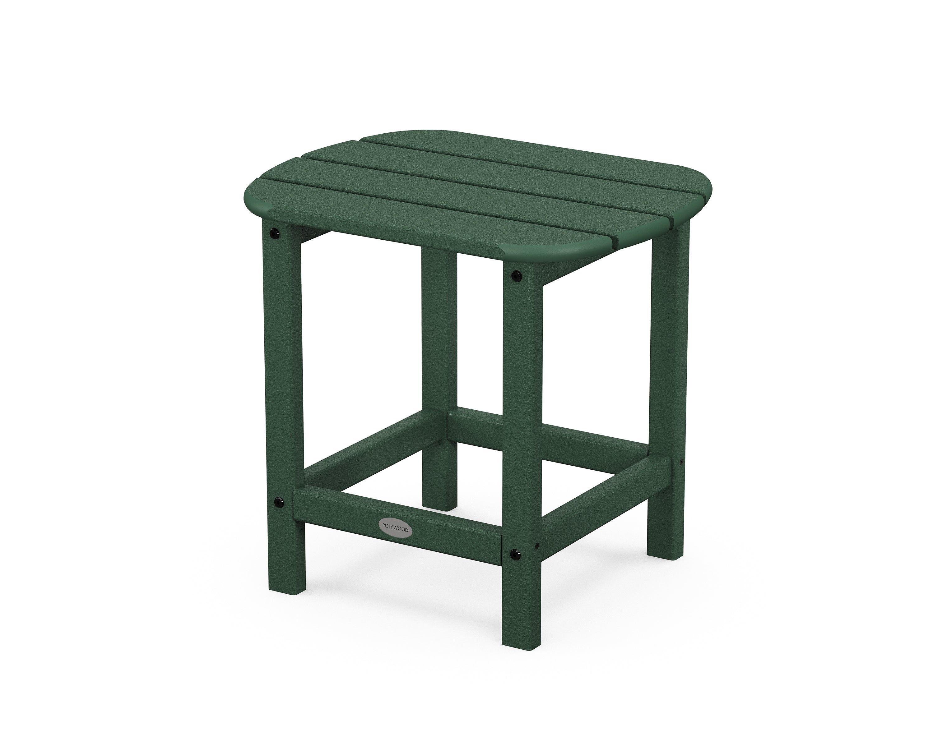 POLYWOOD South Beach 18" Side Table in Green
