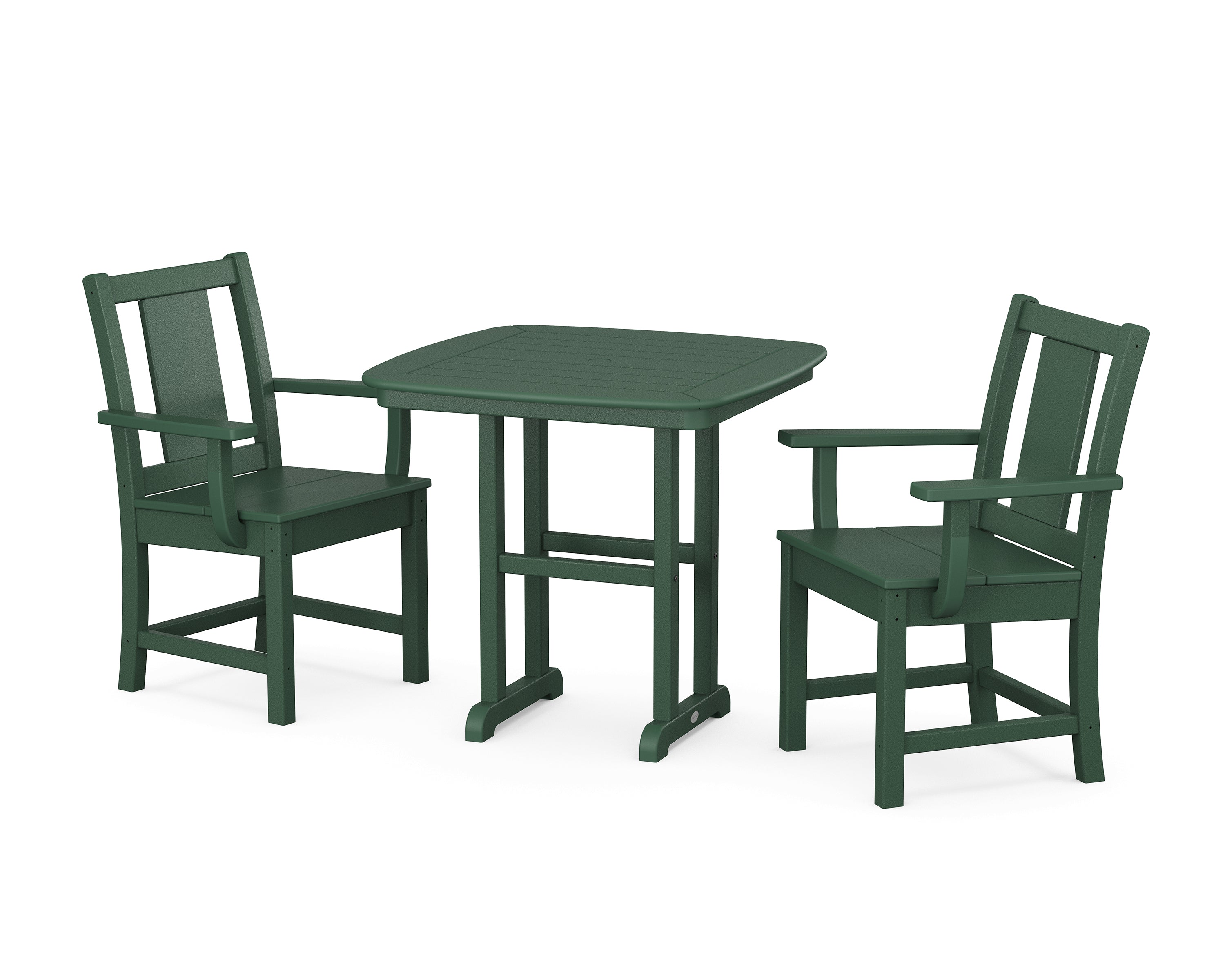 POLYWOOD Prairie 3-Piece Dining Set in Green