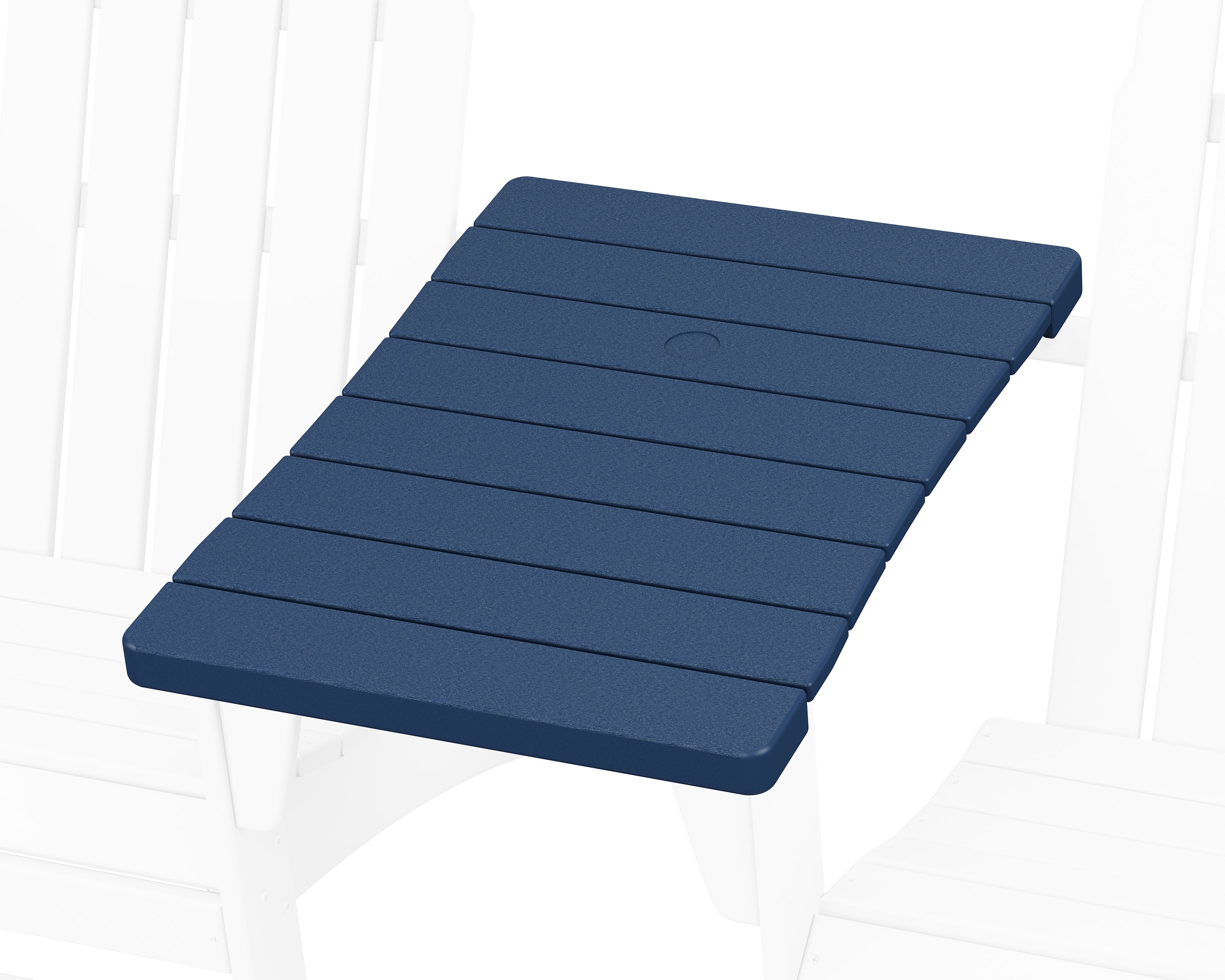 POLYWOOD 400 Series Straight Adirondack Connecting Table in Navy