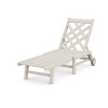 Country Living Wovendale Chaise with Wheels in Sand