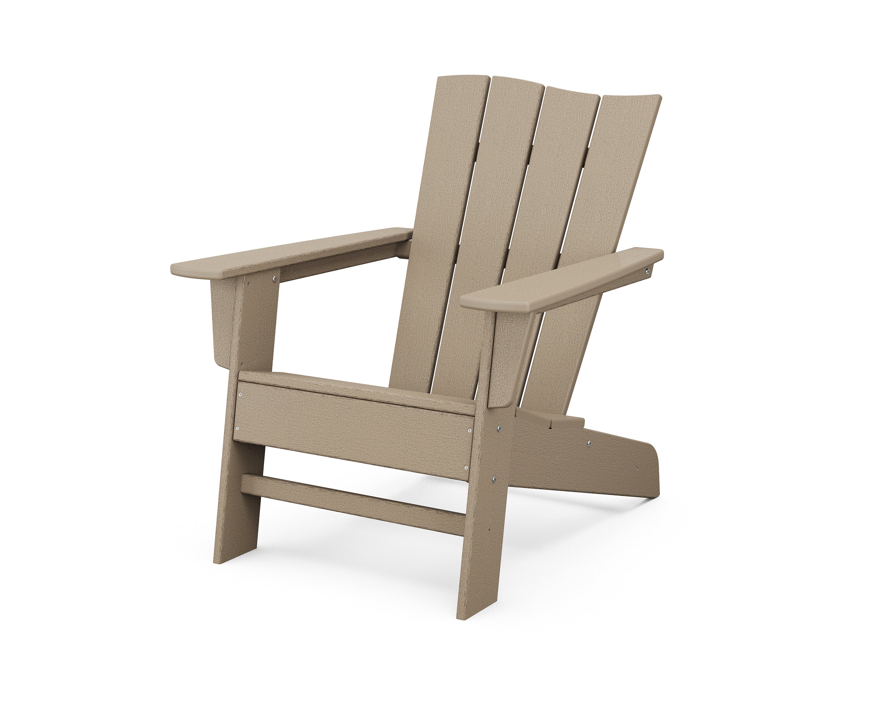 POLYWOOD The Wave Chair Left in Vintage Sahara