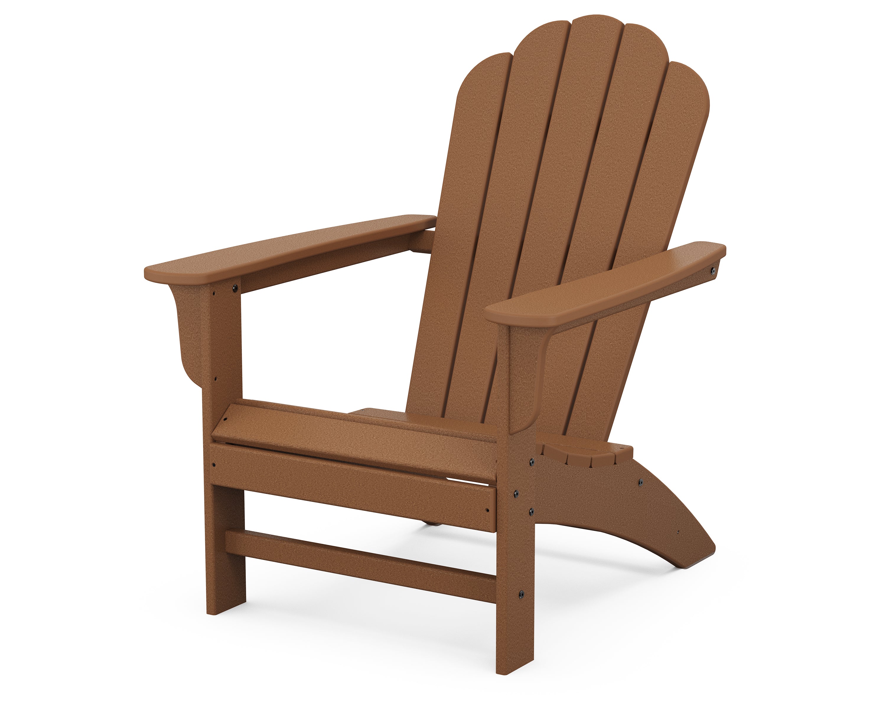 POLYWOOD Country Living Adirondack Chair in Teak