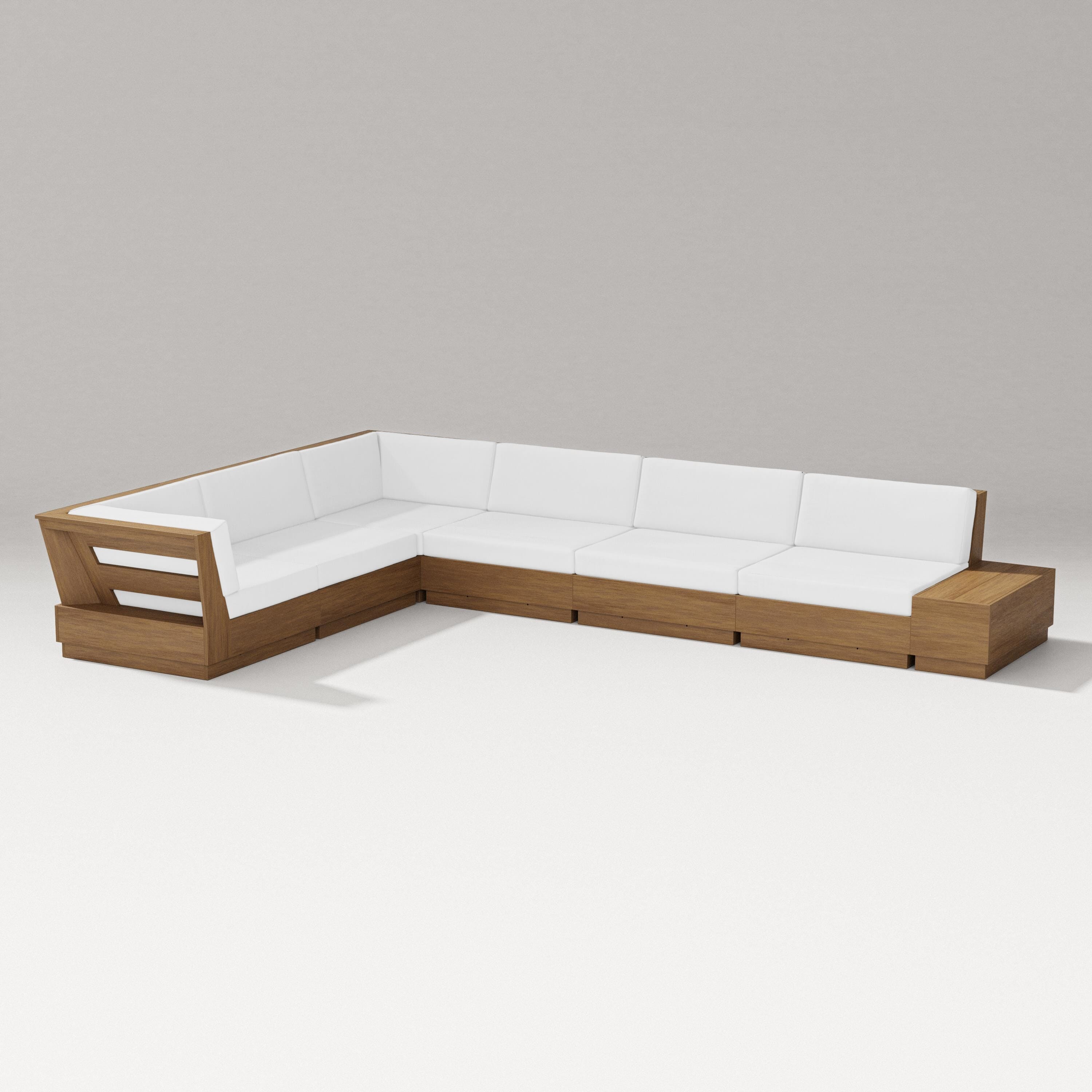 PW Designer Series Elevate 7-Piece Corner Sectional in Natural / Natural