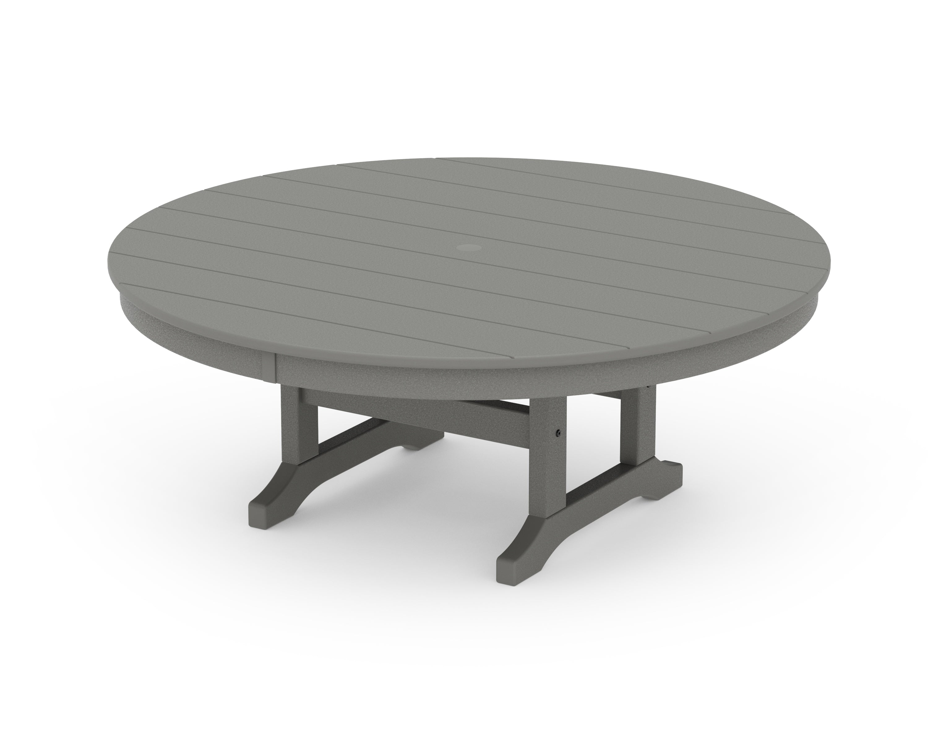 POLYWOOD Round 48" Conversation Table in Slate Grey