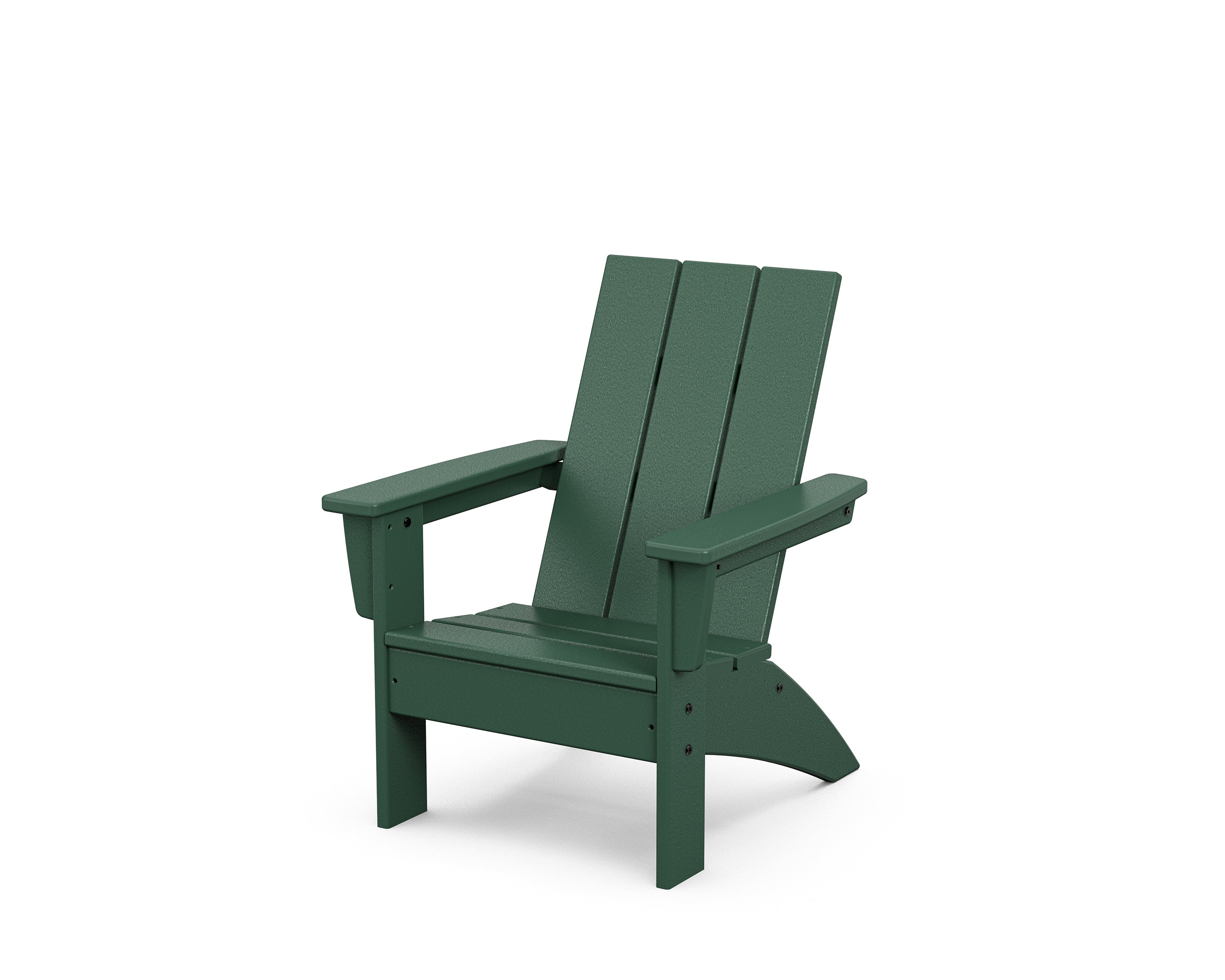 POLYWOOD Kids Modern Adirondack Chair in Green