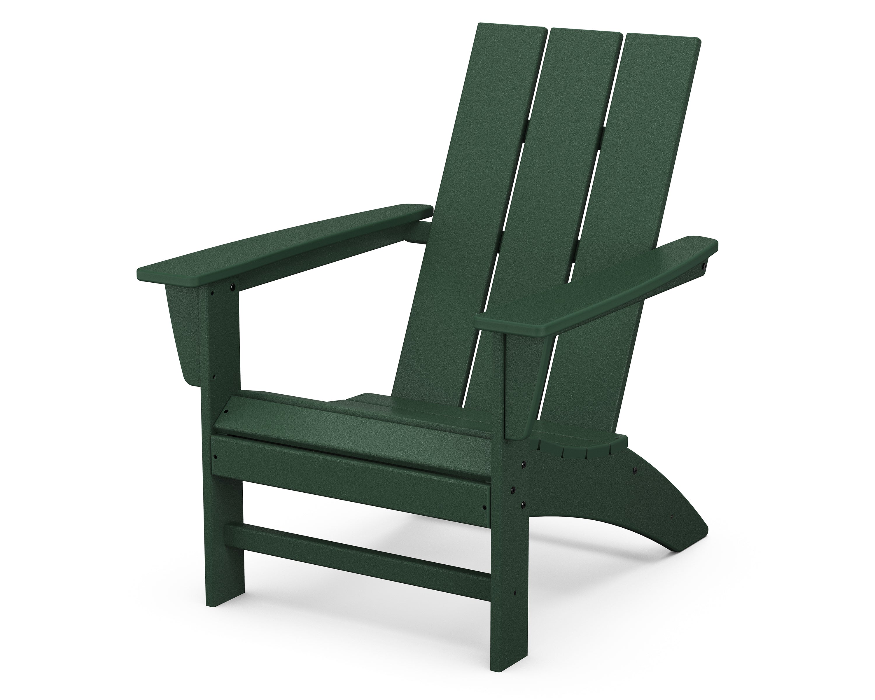 POLYWOOD Modern Adirondack Chair in Green