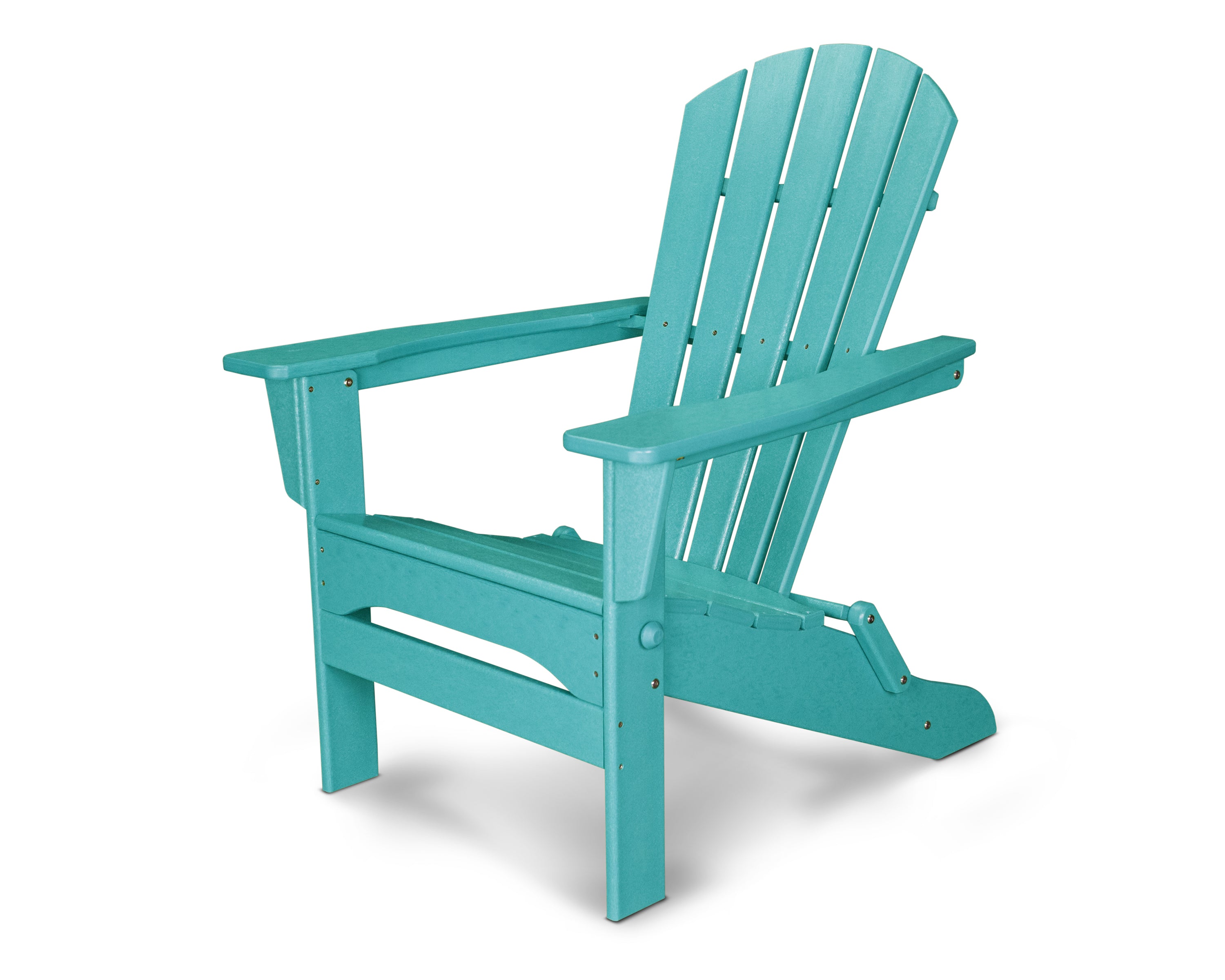 POLYWOOD Palm Coast Folding Adirondack in Aruba
