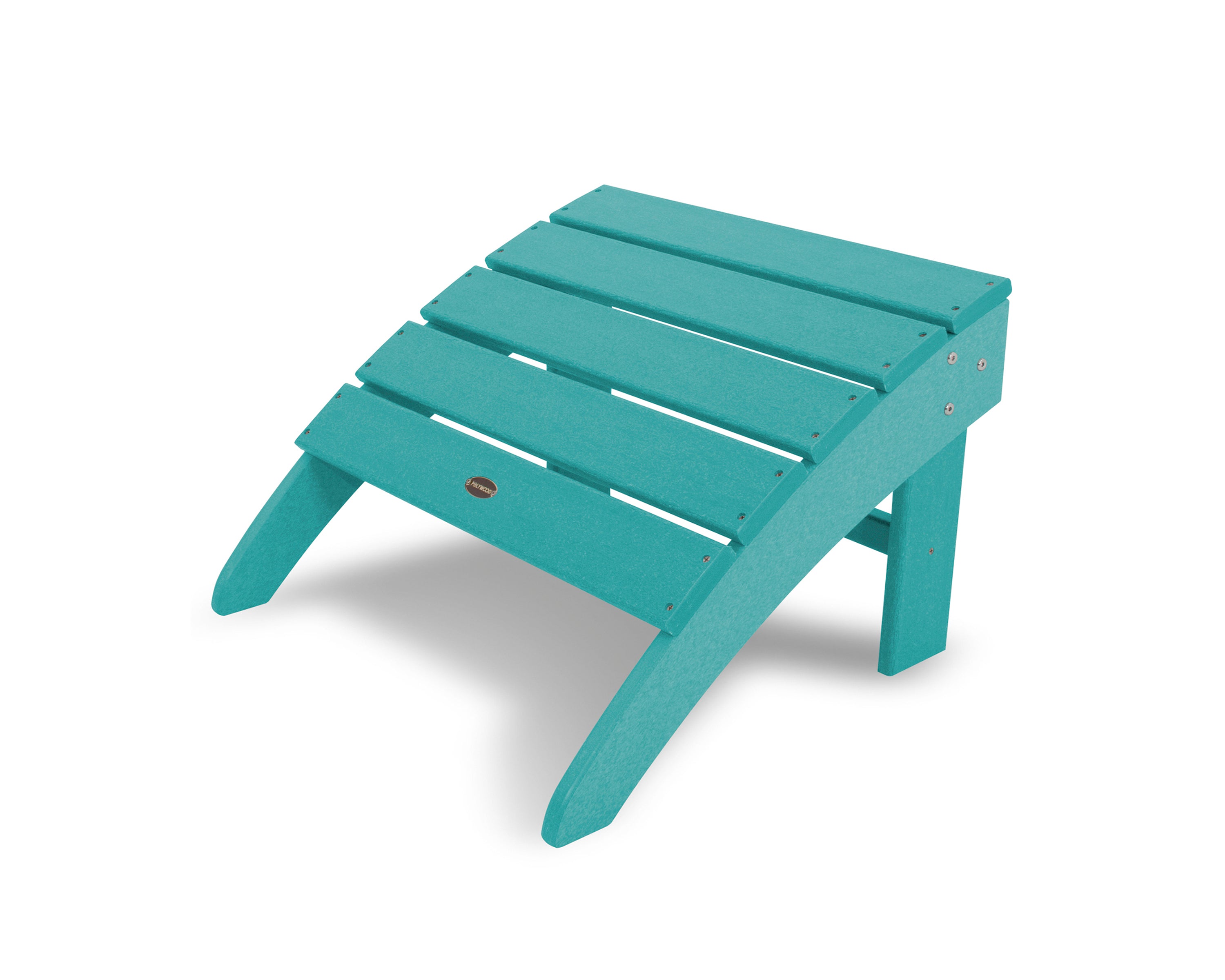 POLYWOOD South Beach Adirondack Ottoman in Aruba