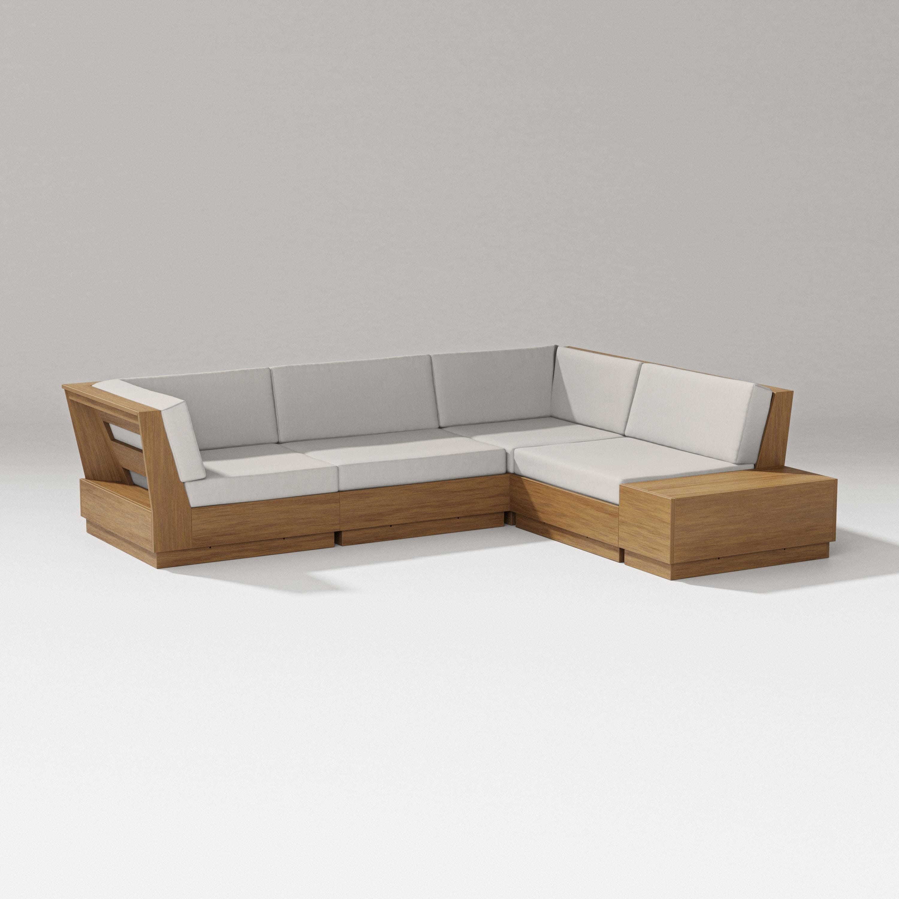 PW Designer Series Elevate Corner Sectional in Natural / Cast Ash