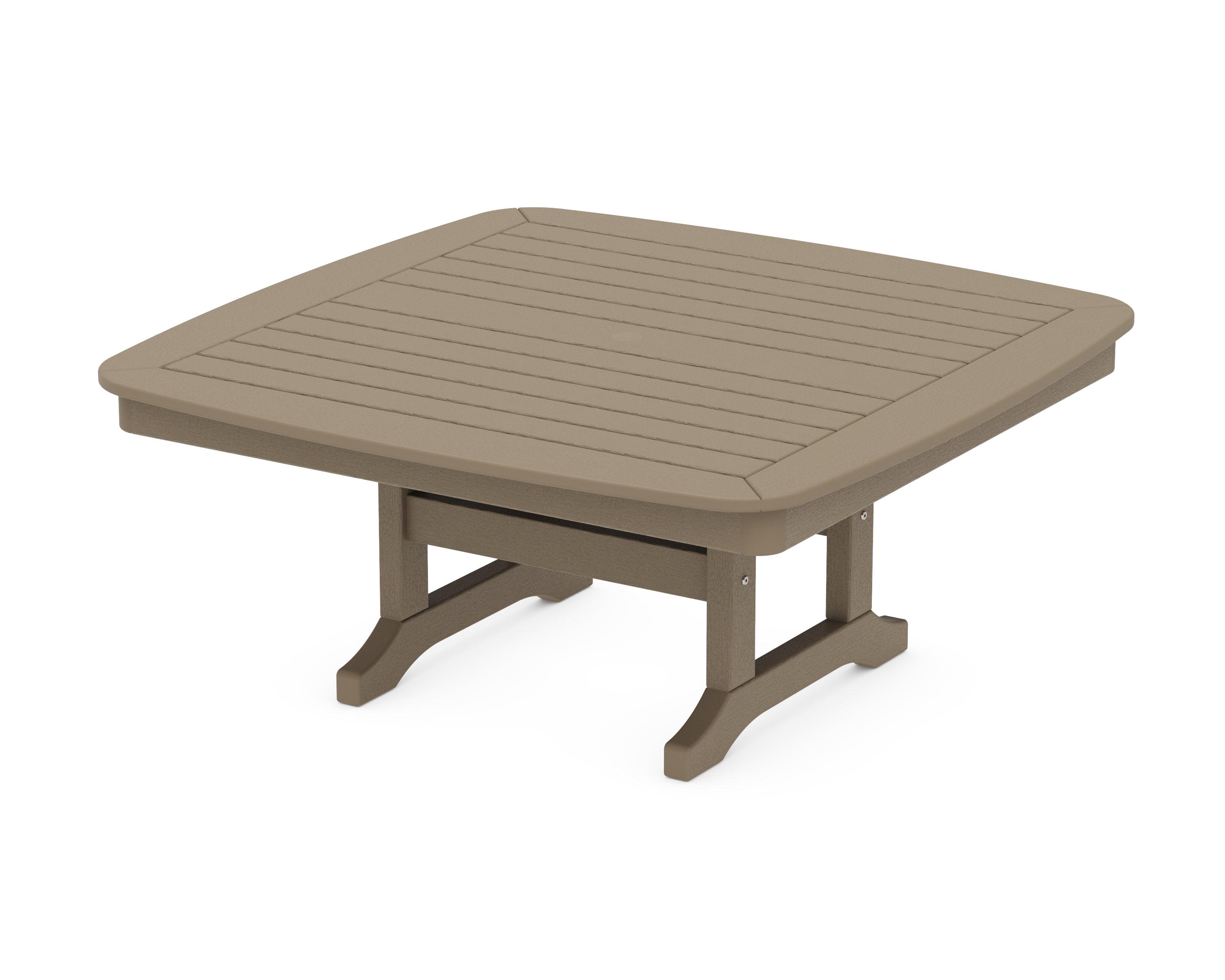 POLYWOOD Nautical 44" Conversation Table in Vintage Sahara