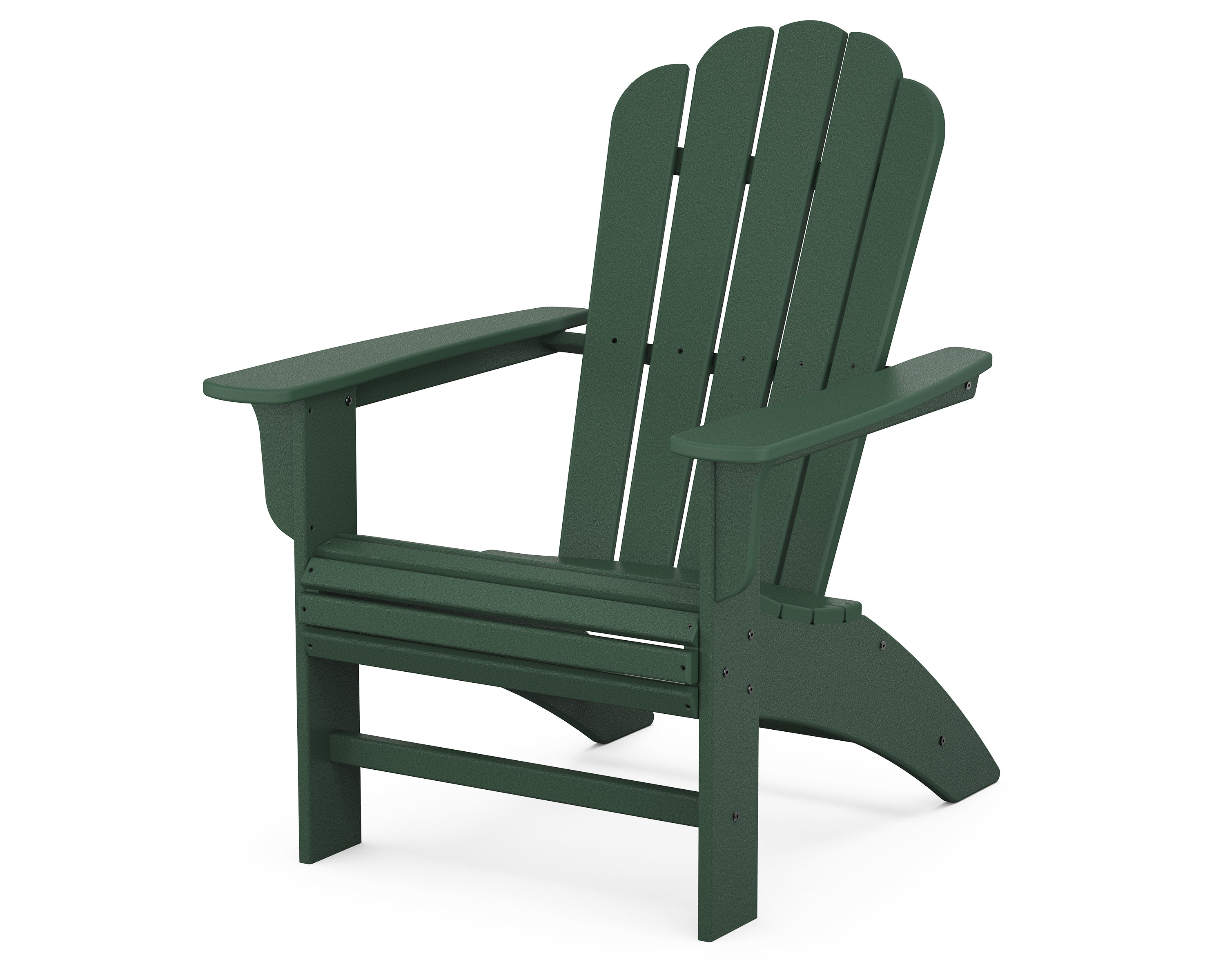 POLYWOOD Country Living Curveback Adirondack Chair in Green