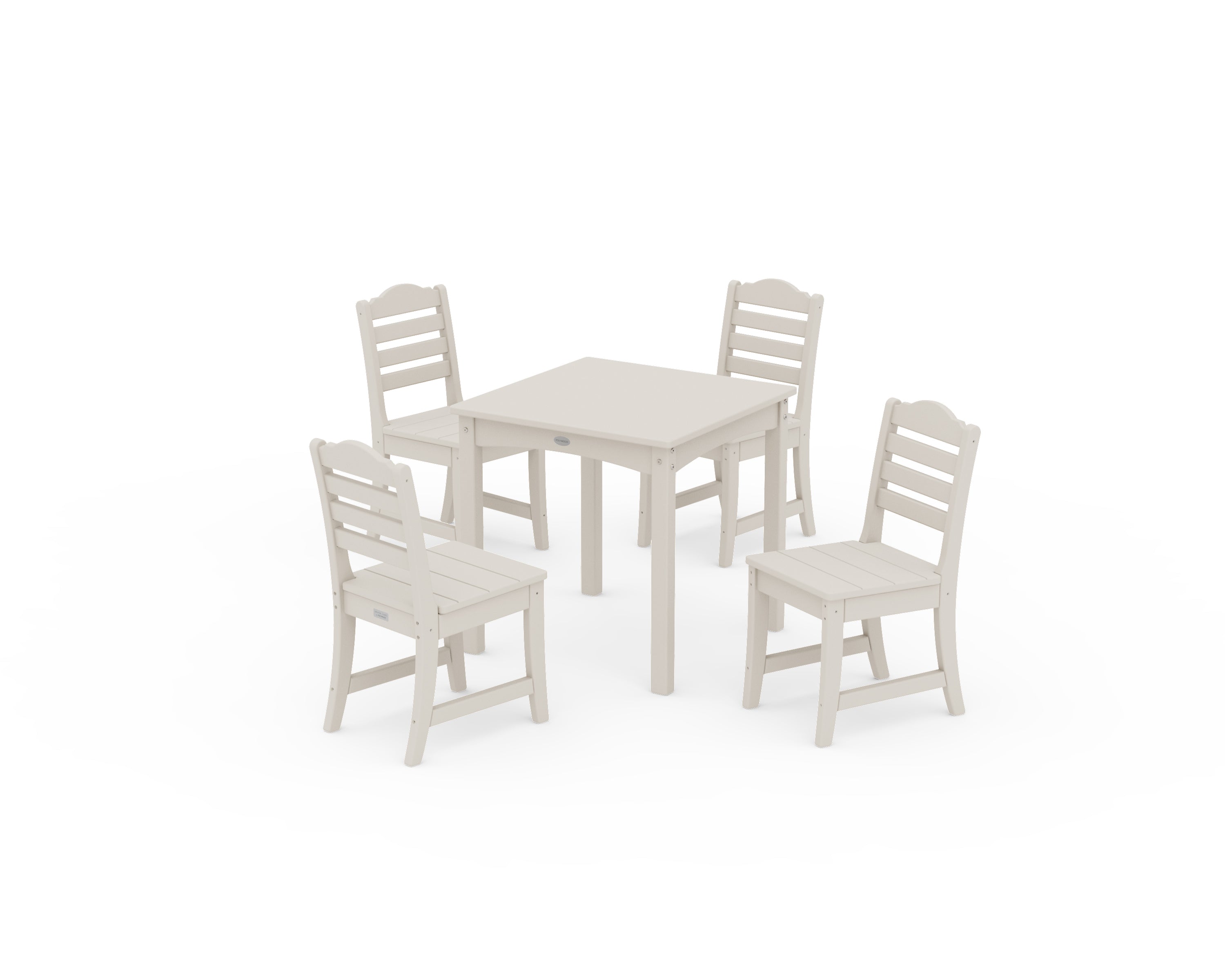 POLYWOOD Savannah Kids 5-Piece Dining Set in Sand