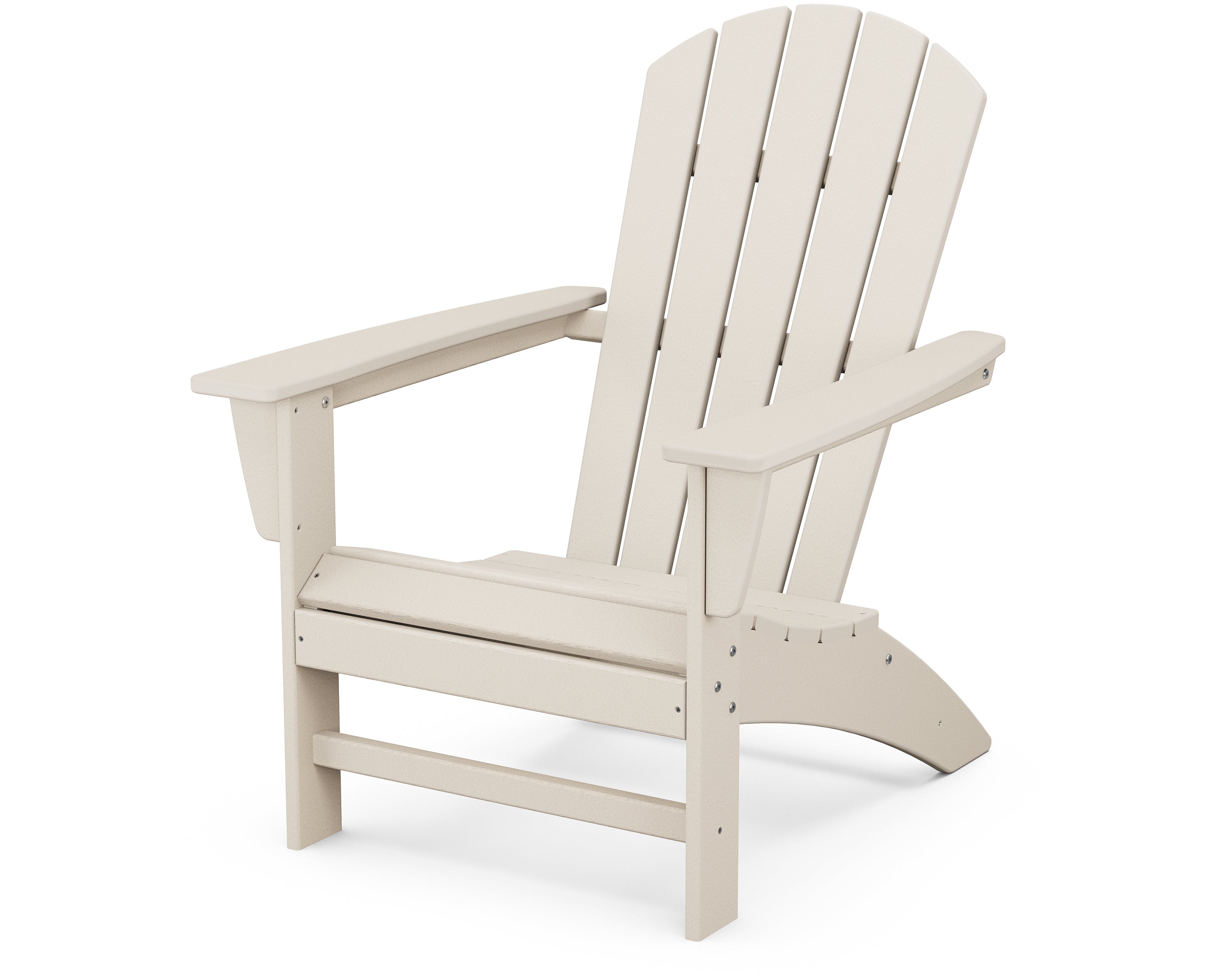 POLYWOOD Nautical Adirondack Chair in Sand