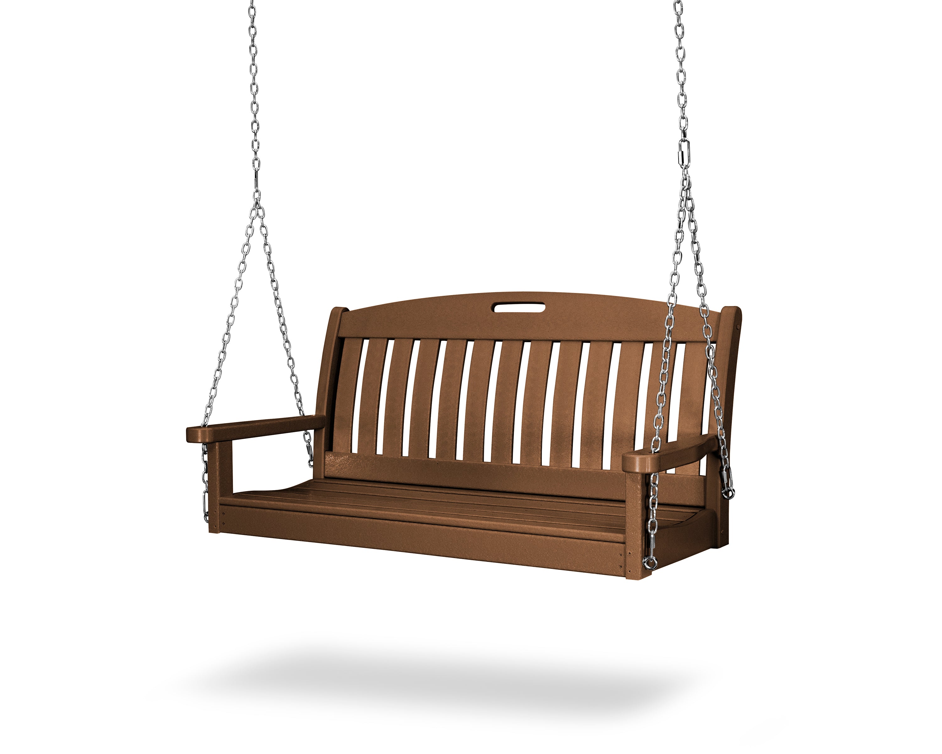 POLYWOOD Nautical 48" Swing in Teak