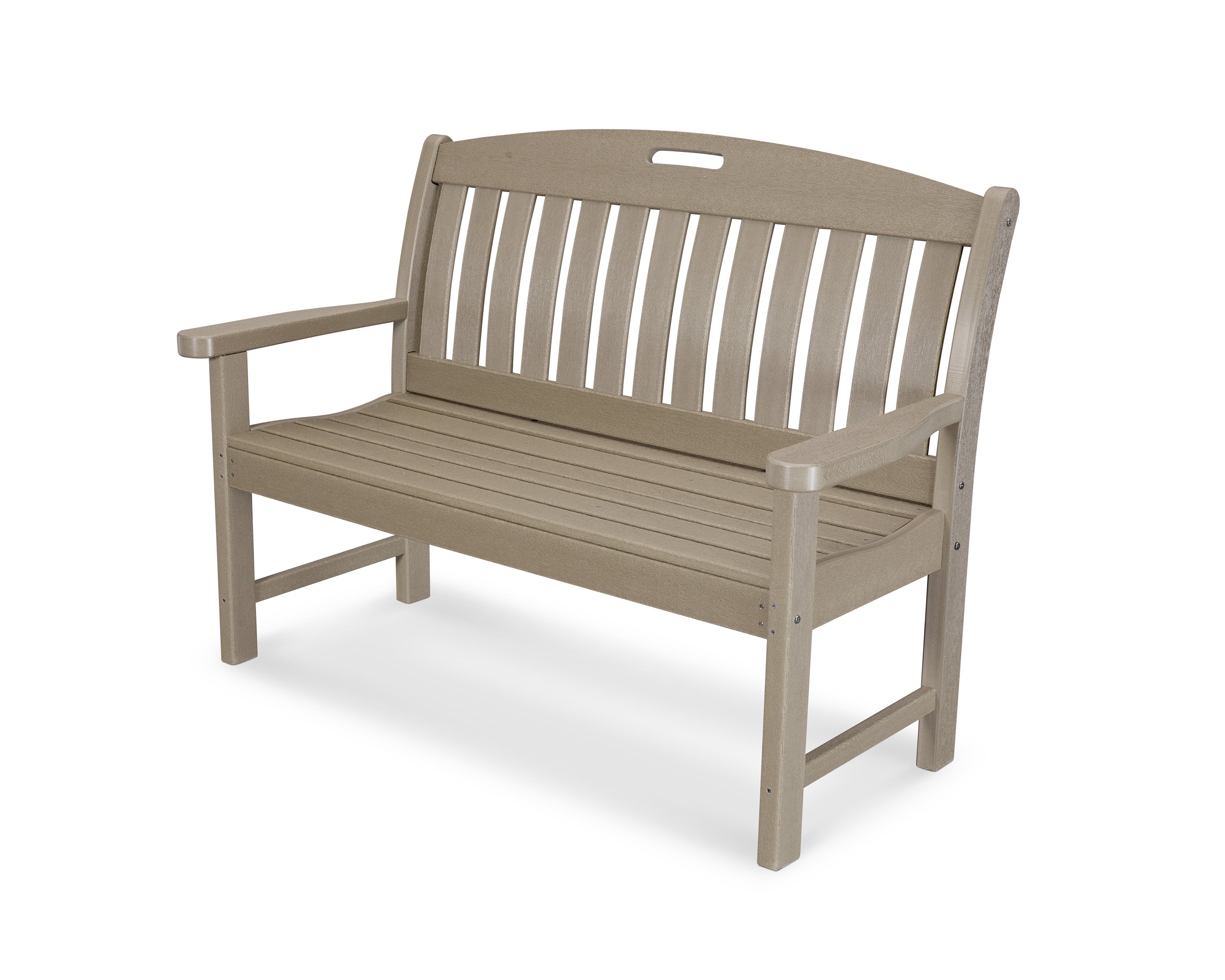 POLYWOOD Nautical 48" Bench in Vintage Sahara