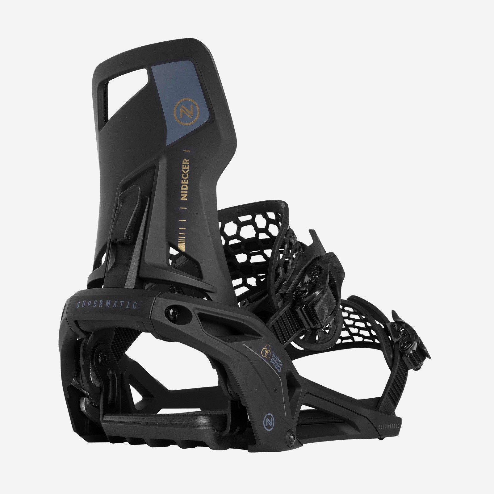 Ships Next Day Nidecker Supermatic Snowboard Binding 2024