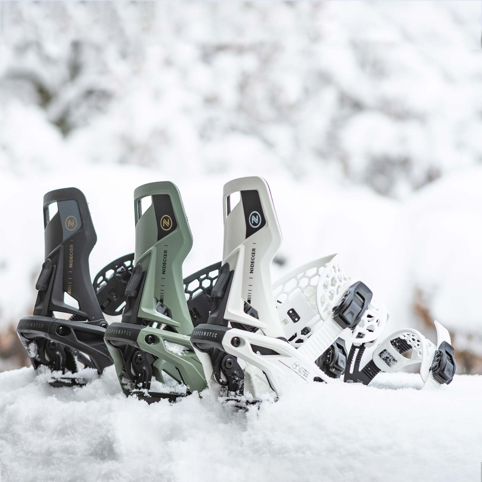 Ships Next Day Nidecker Supermatic Snowboard Binding 2024
