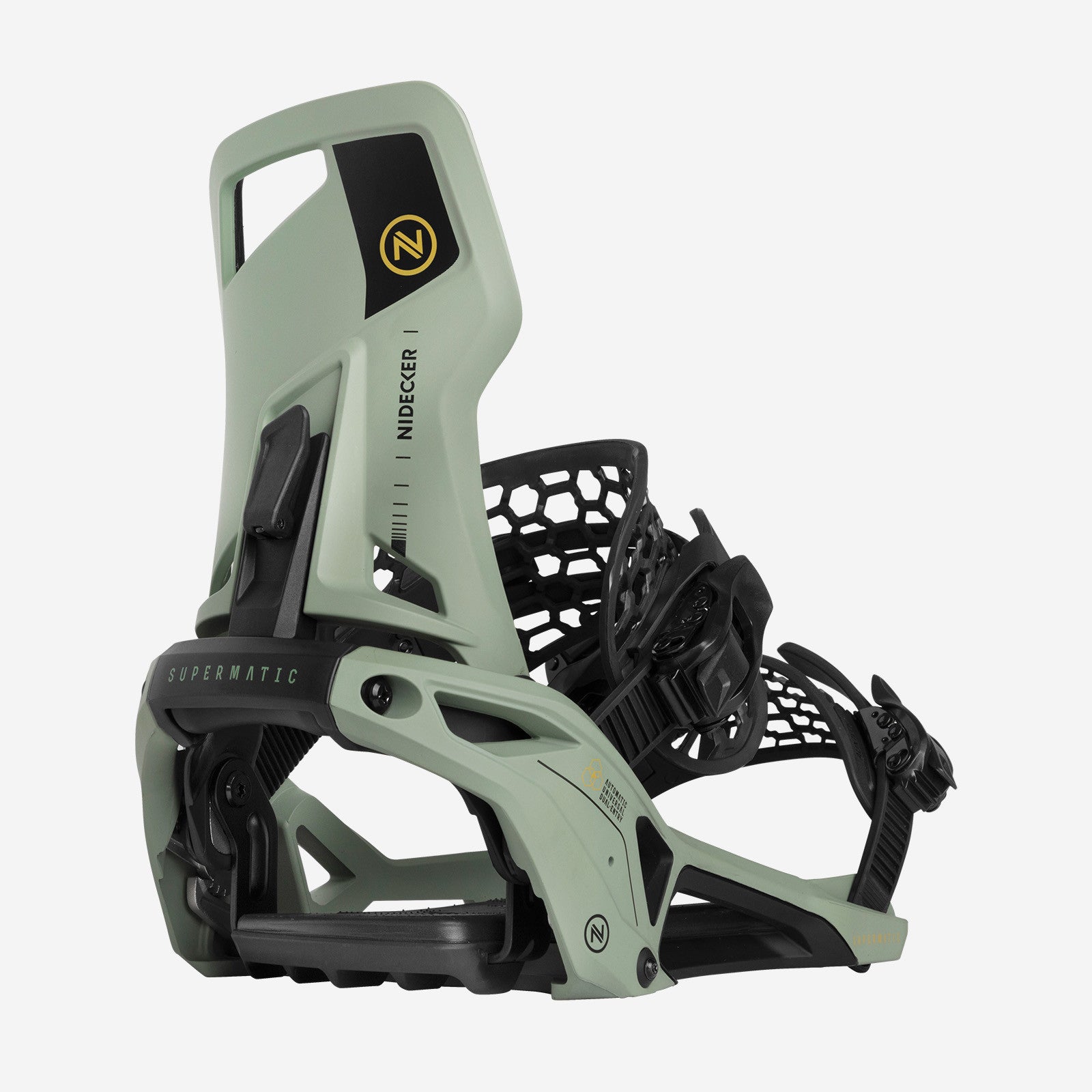 Ships Next Day Nidecker Supermatic Snowboard Binding 2024