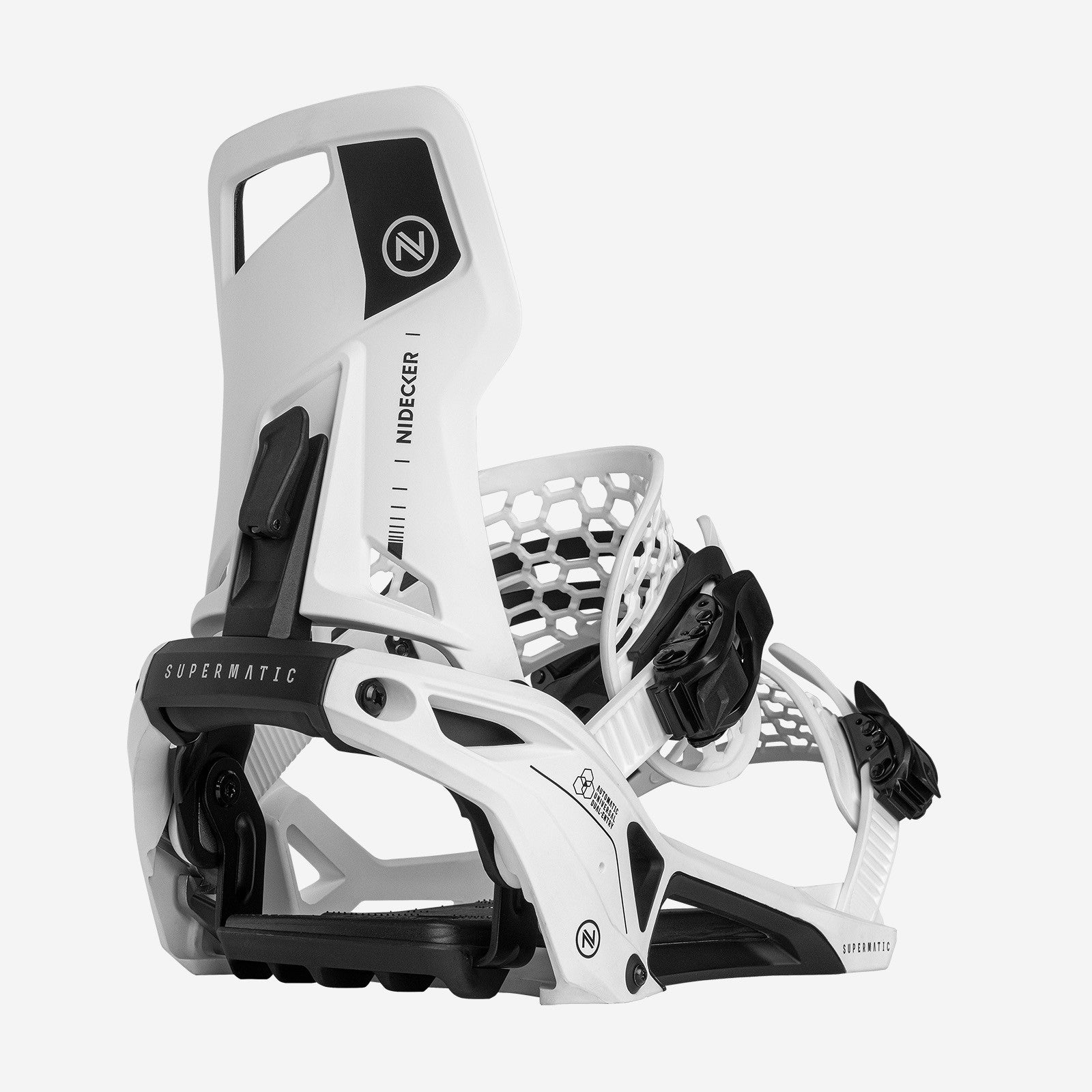 Ships Next Day Nidecker Supermatic Snowboard Binding 2024