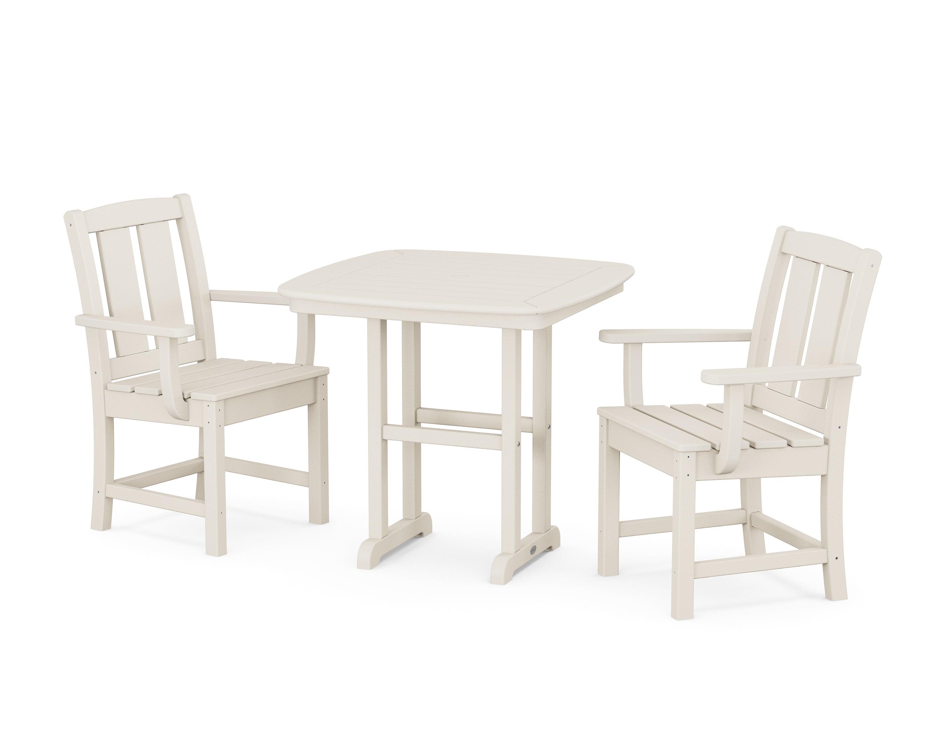 POLYWOOD Mission 3-Piece Dining Set in Sand