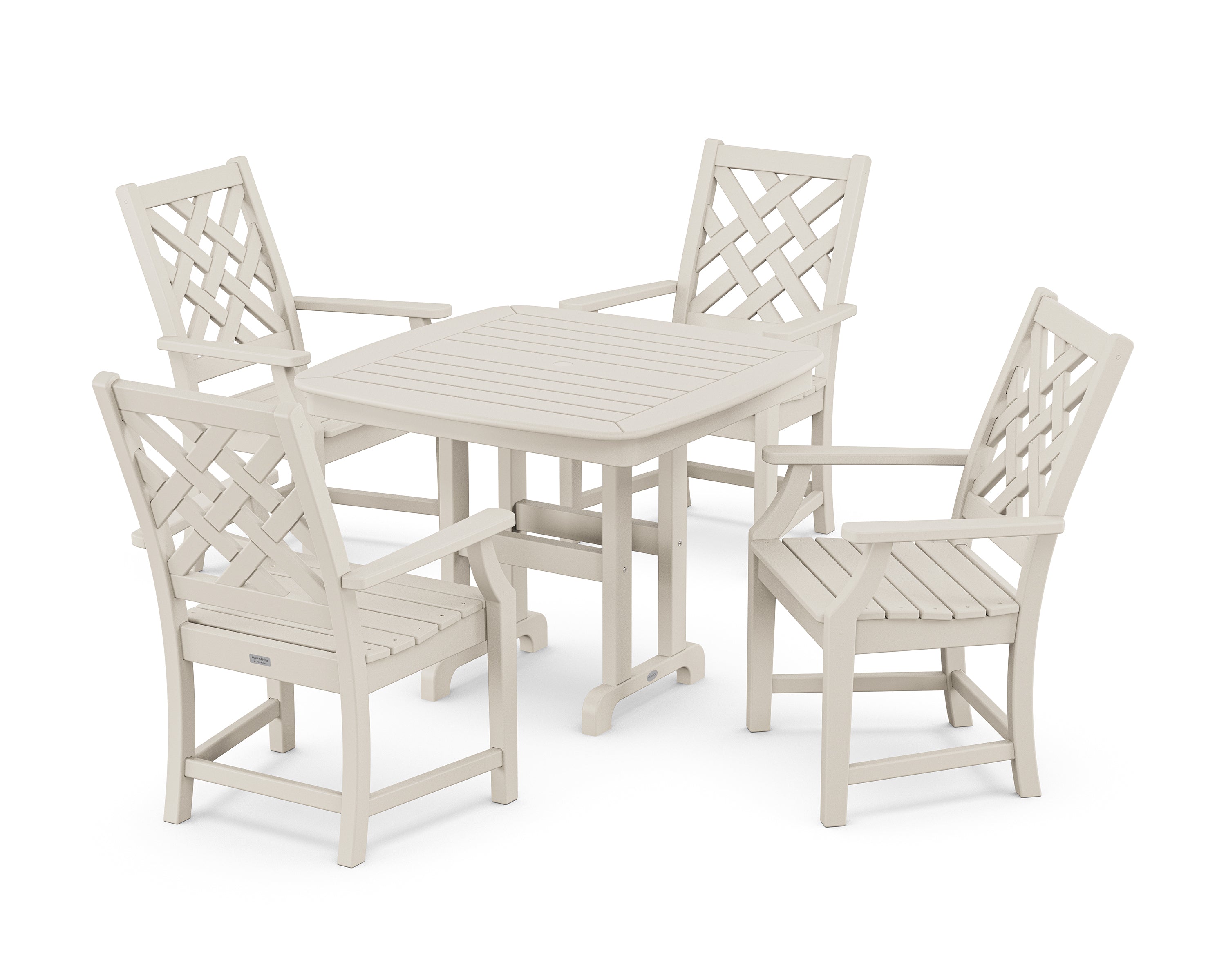 Country Living Wovendale 5-Piece Dining Set in Sand