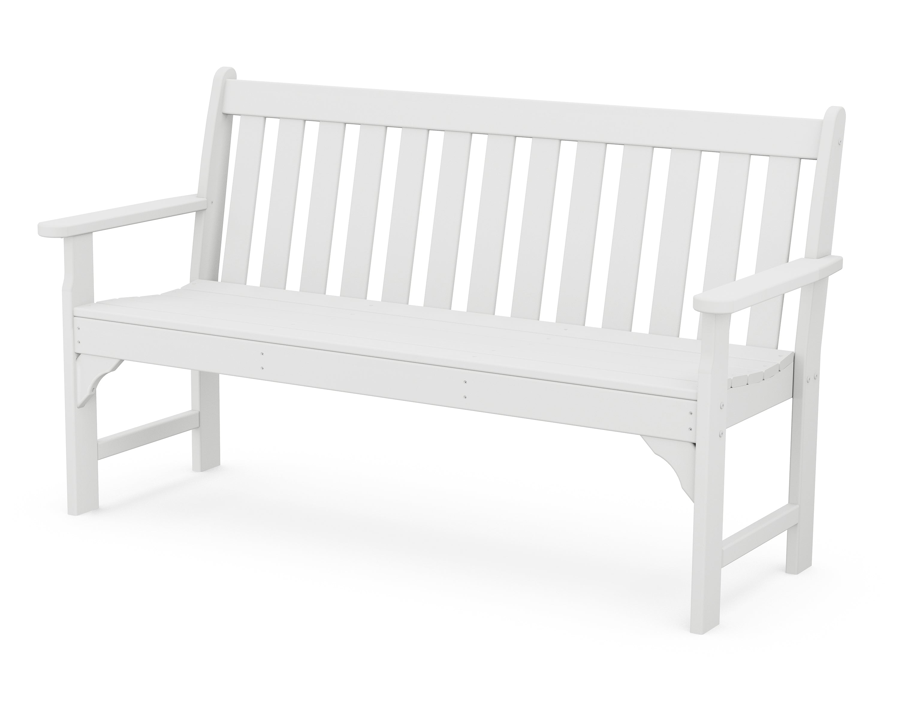 POLYWOOD Vineyard 60" Bench in White