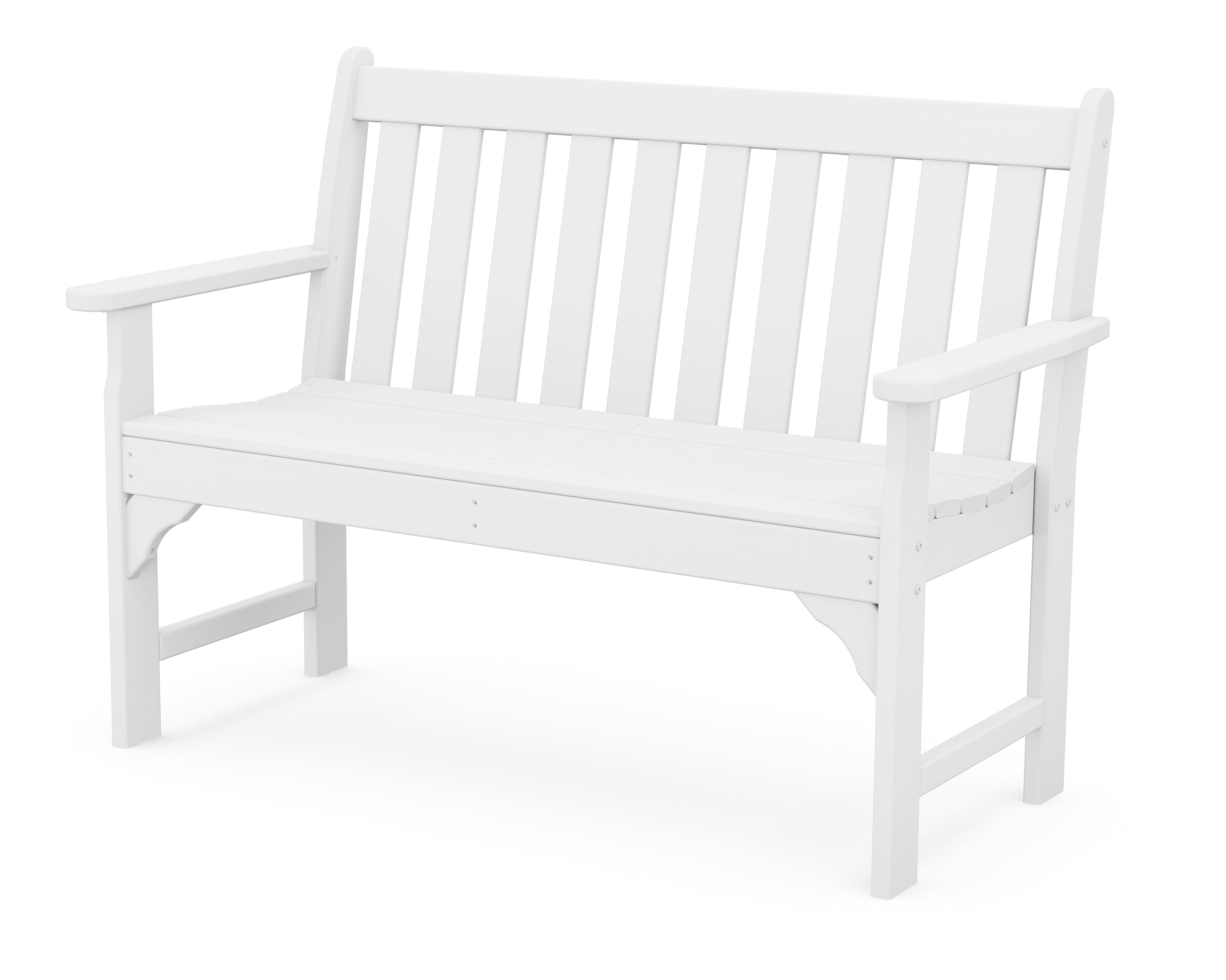 POLYWOOD Vineyard 48" Bench in White
