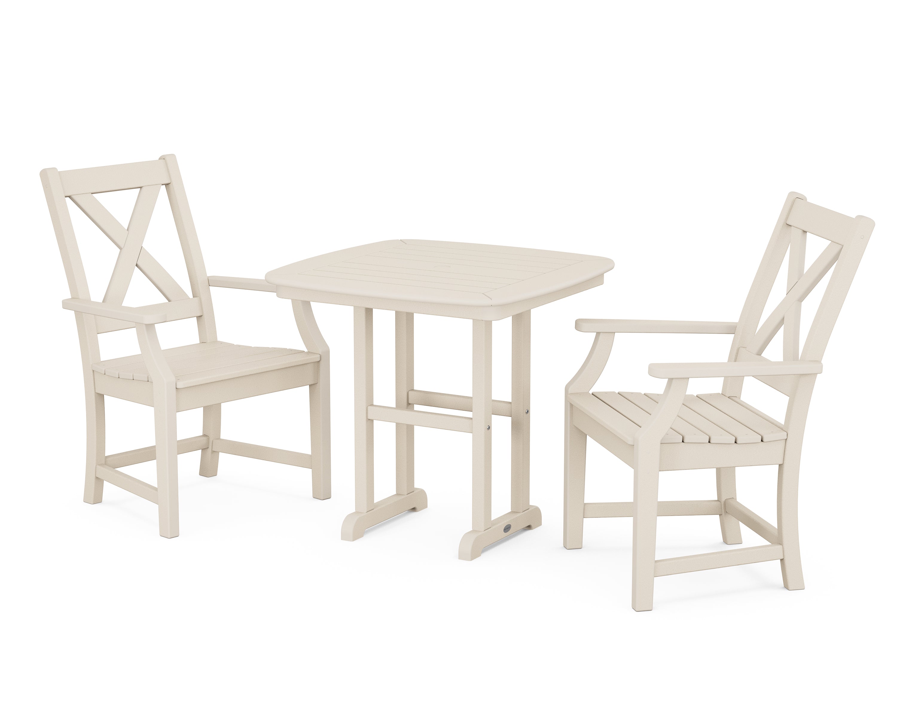POLYWOOD® Braxton 3-Piece Dining Set in Sand