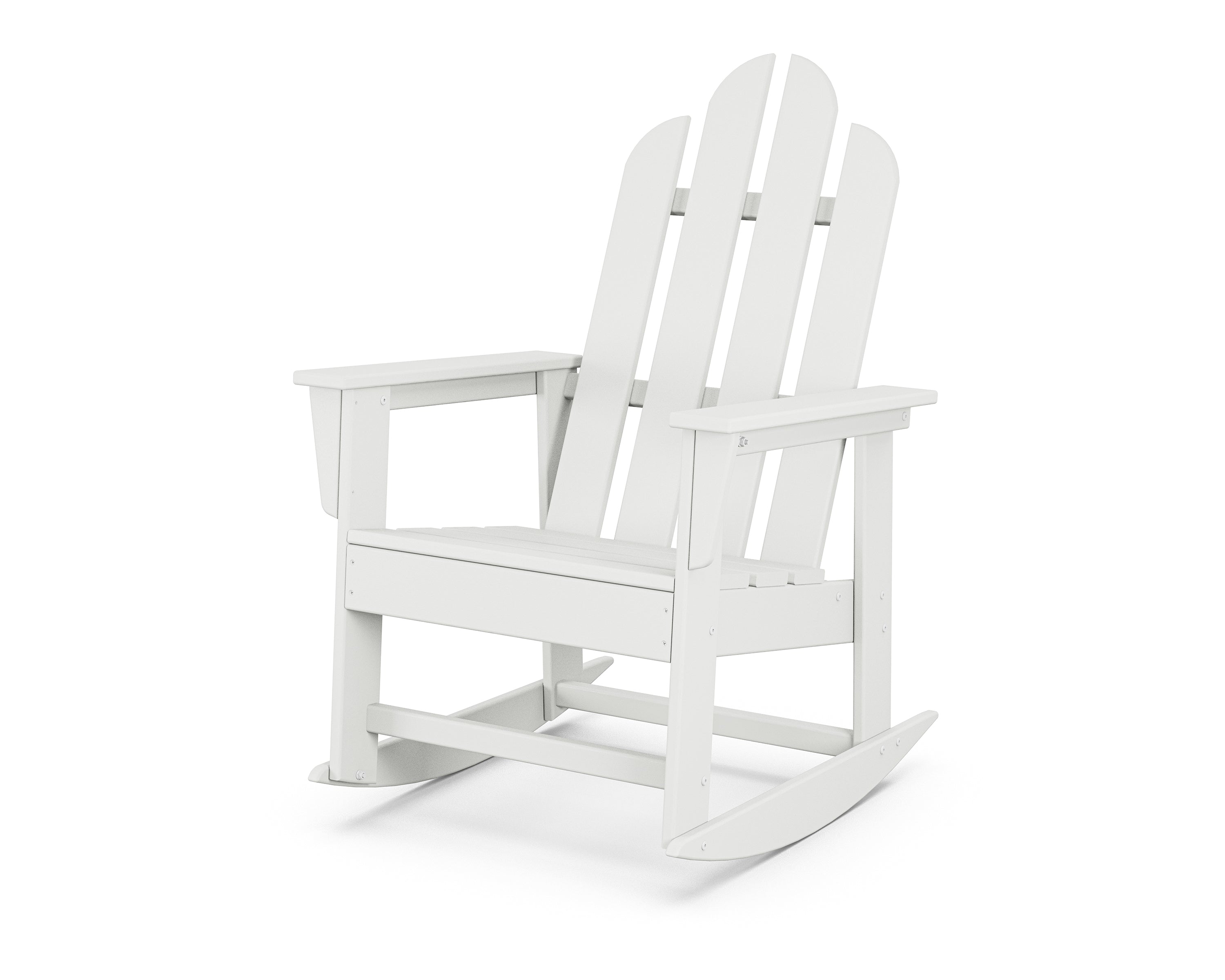 POLYWOOD Long Island Rocking Chair in White