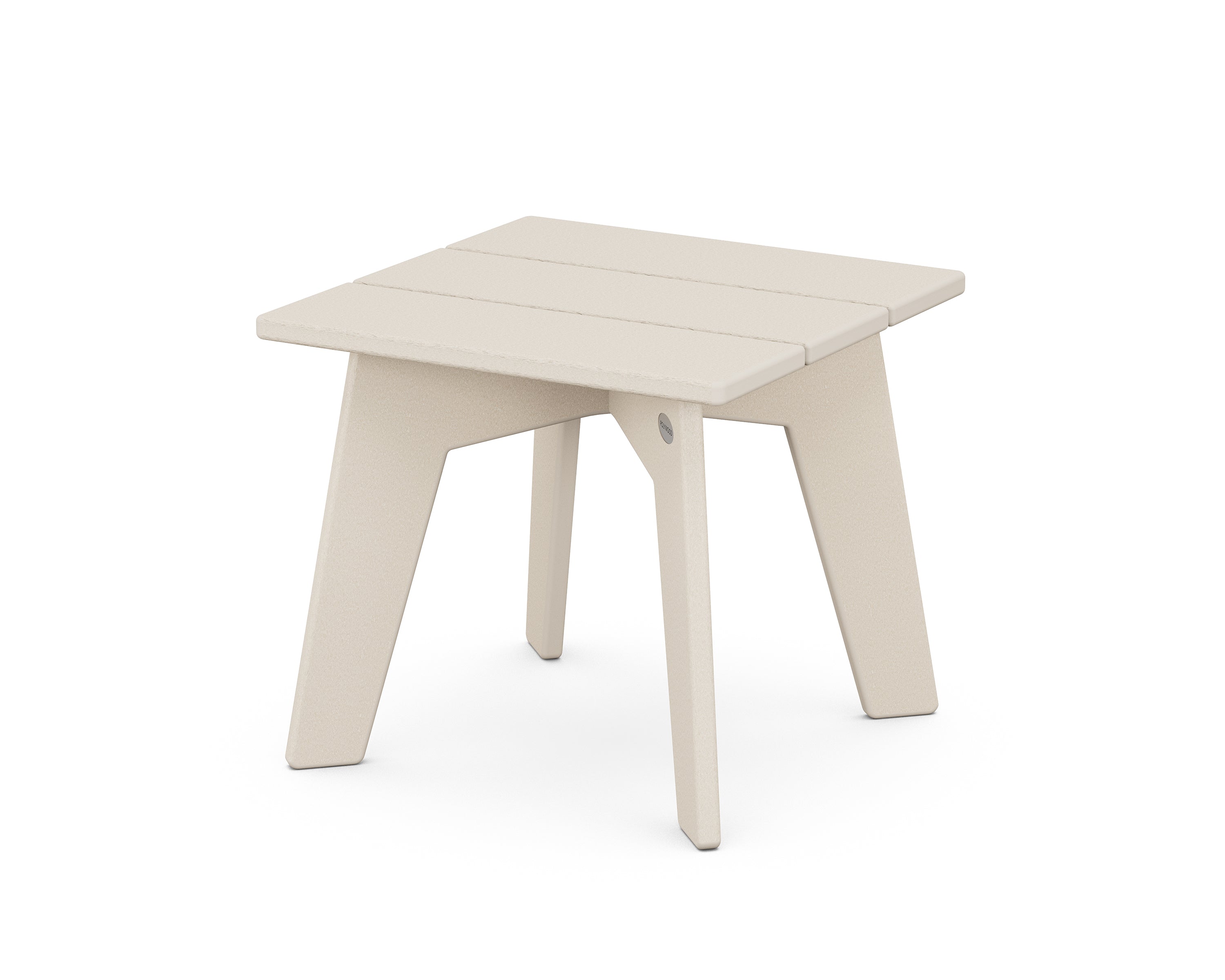 POLYWOOD Riviera Modern Side Table in Sand