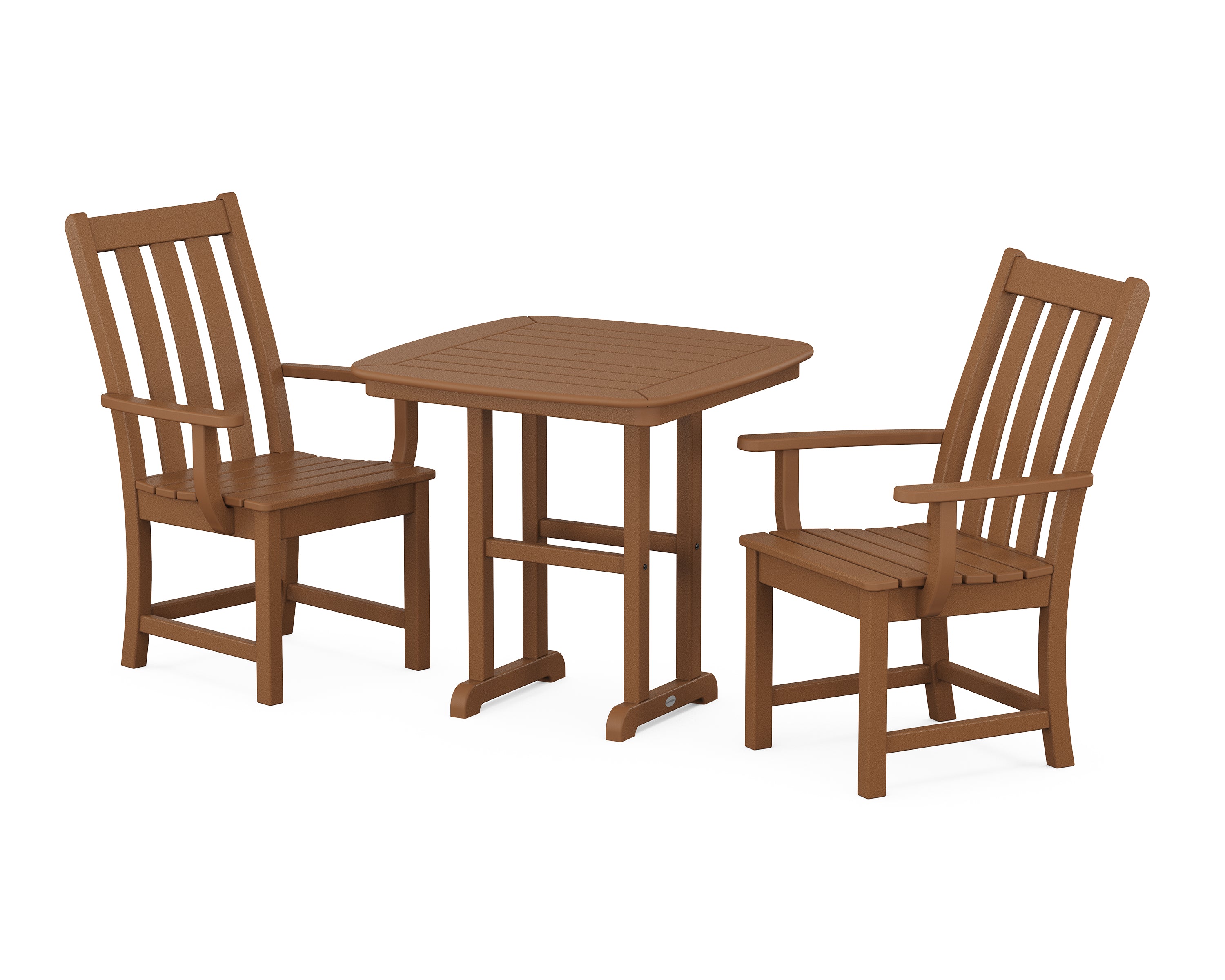 POLYWOOD® Vineyard 3-Piece Dining Set in Teak