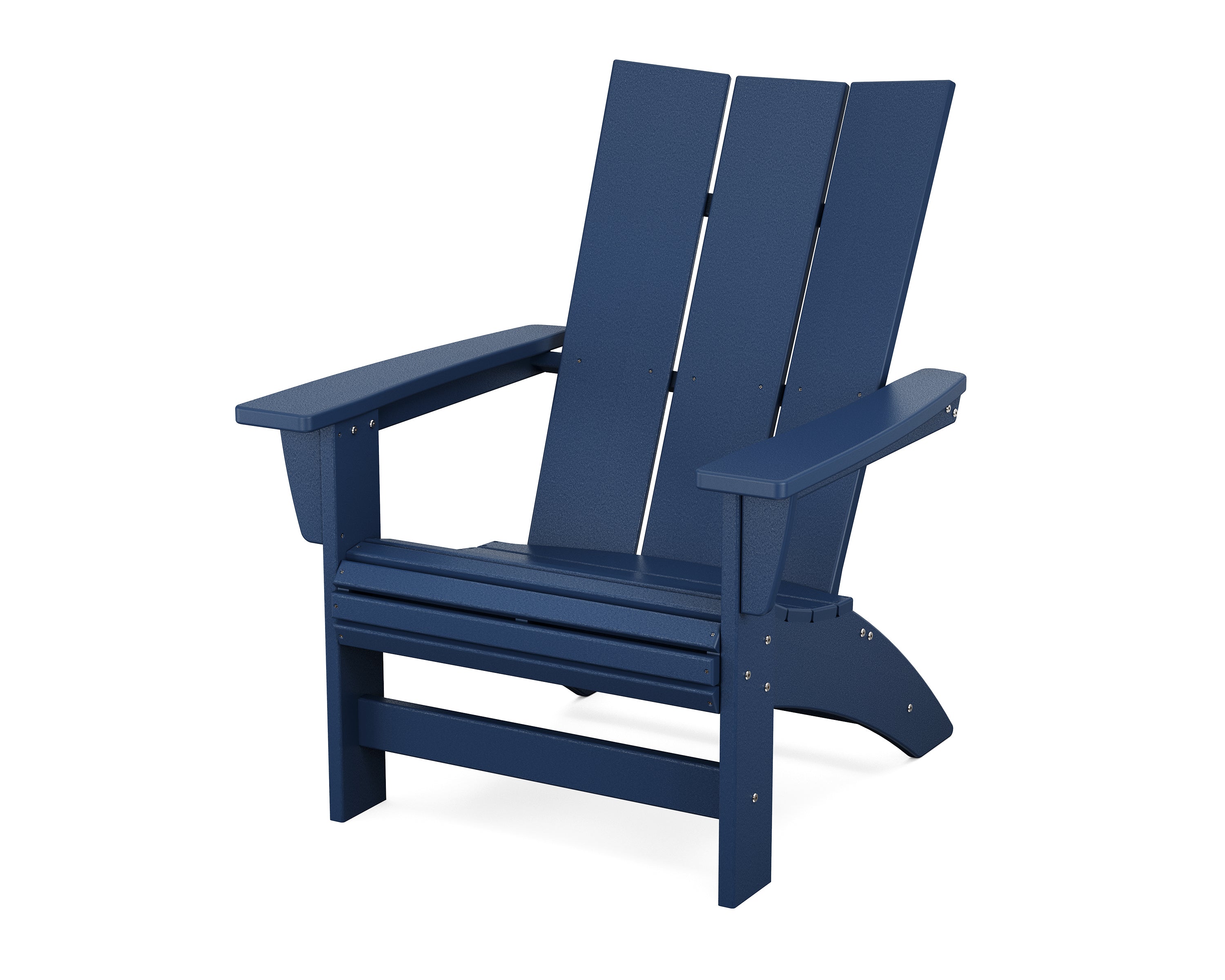 POLYWOOD Modern Grand Adirondack Chair in Navy
