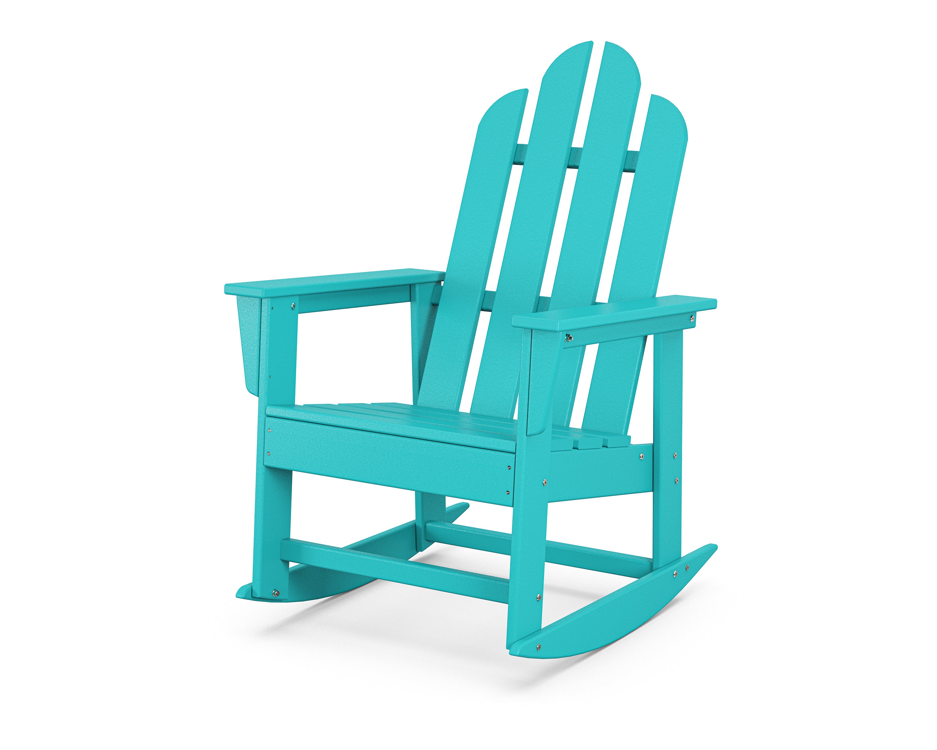 POLYWOOD Long Island Rocking Chair in Aruba
