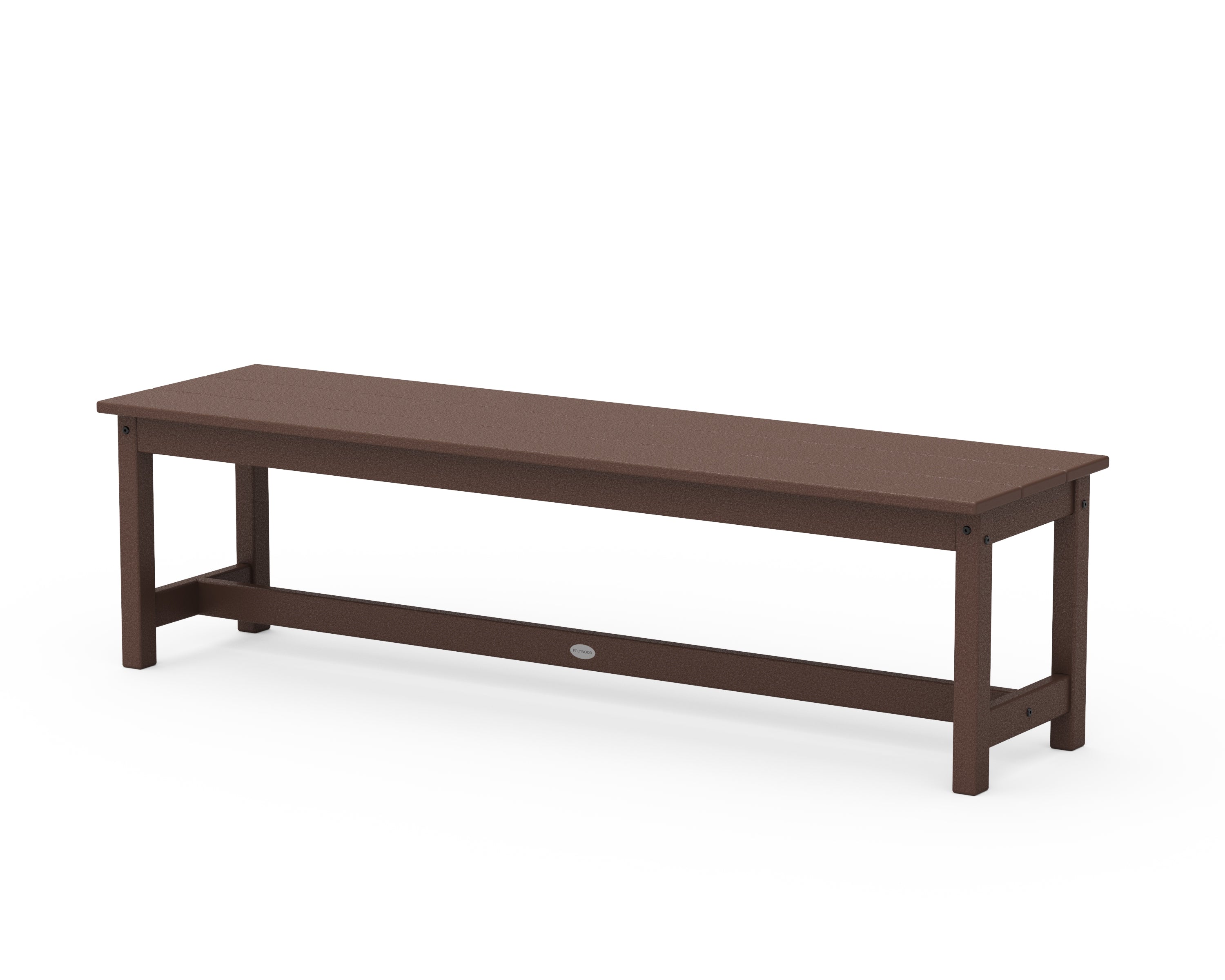 POLYWOOD 60" Planter Bench in Mahogany