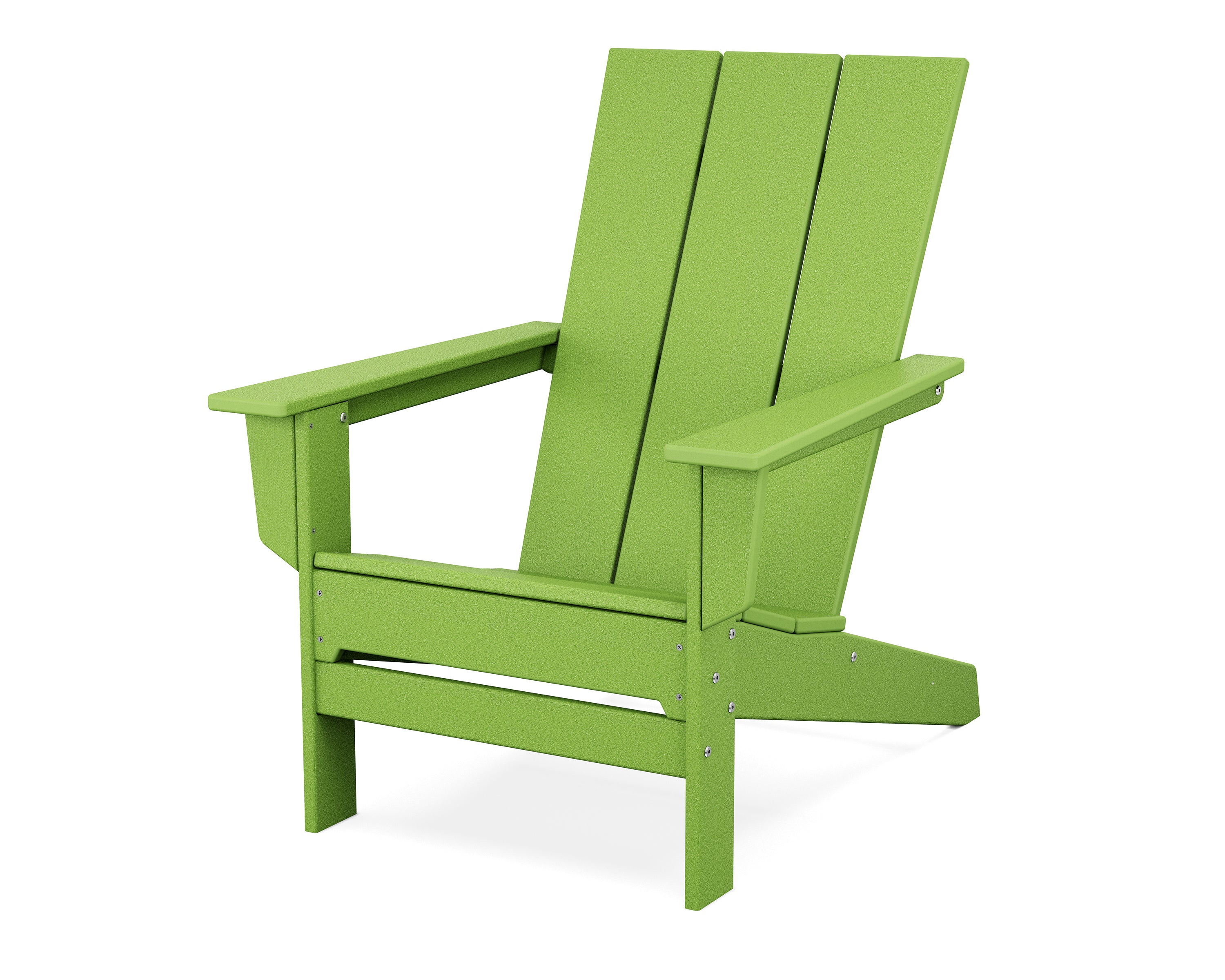 POLYWOOD Modern Studio Adirondack Chair in Lime