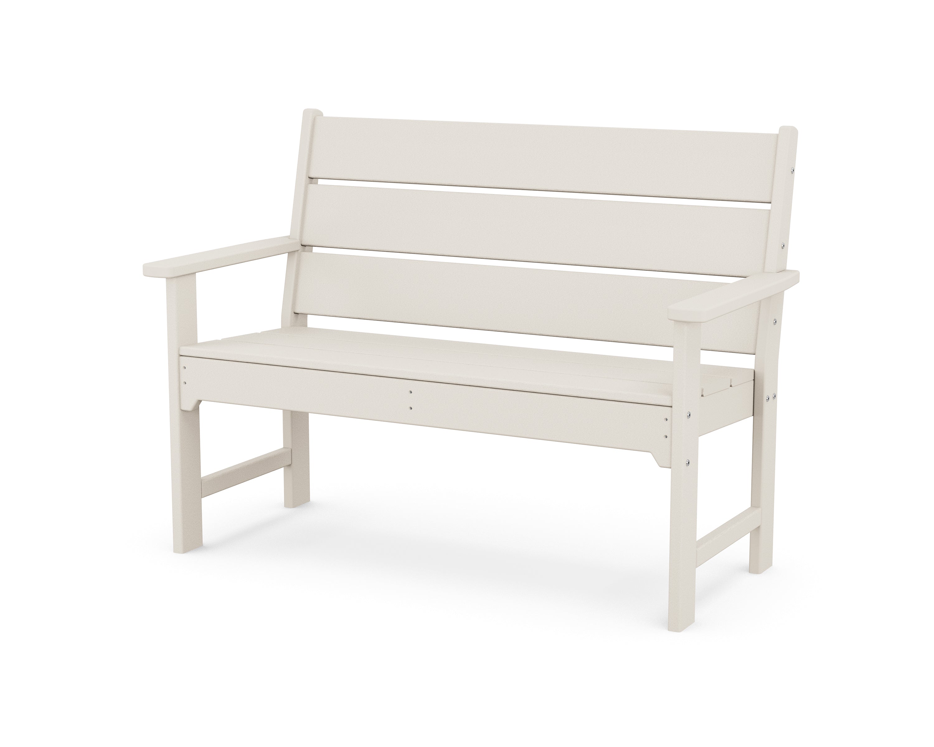 POLYWOOD Lakeside 48" Bench in Sand