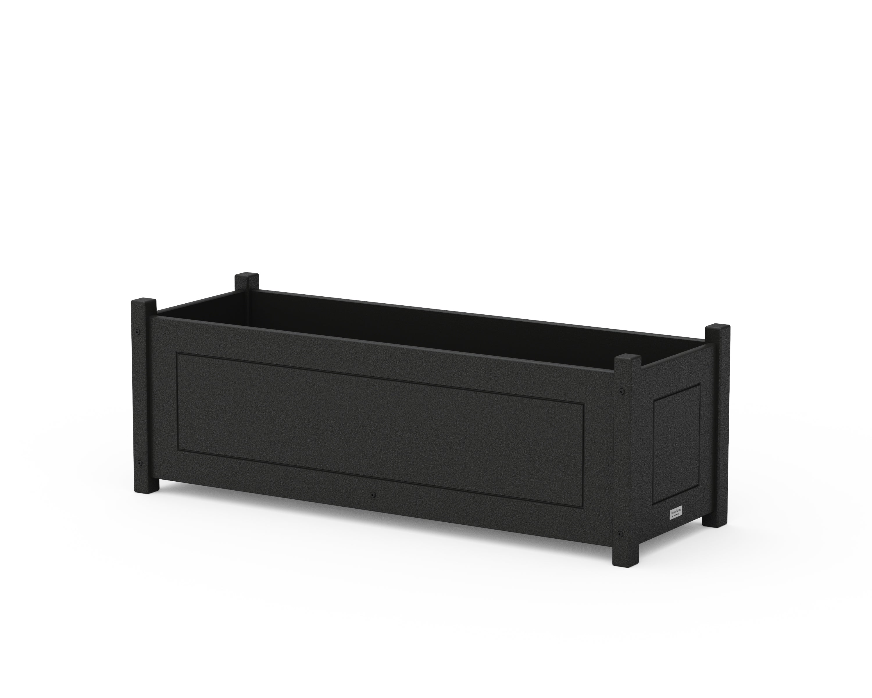 Country Living Country Living Rectangle Triple Planter Box in Black