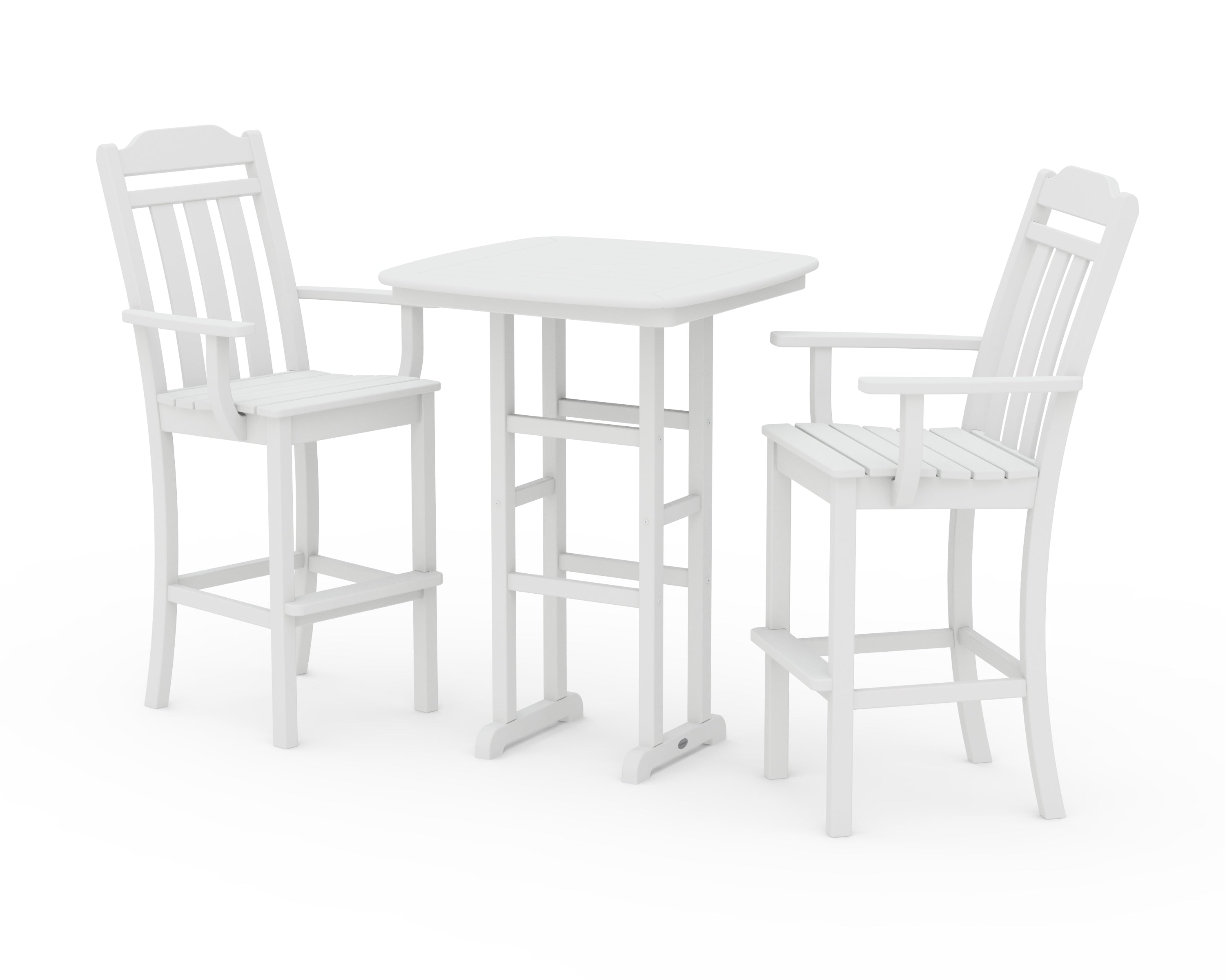 Country Living Cottage 3-Piece Bar Set in White