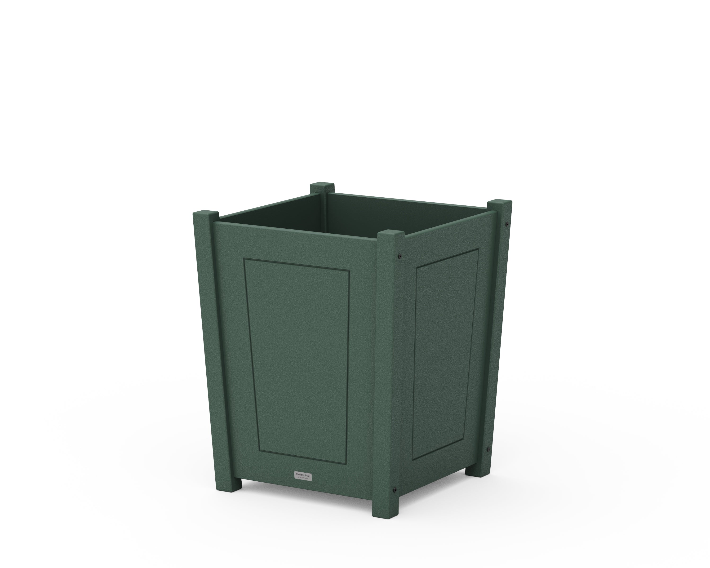 Country Living Country Living Large Tapered Square Short Planter Box in Green