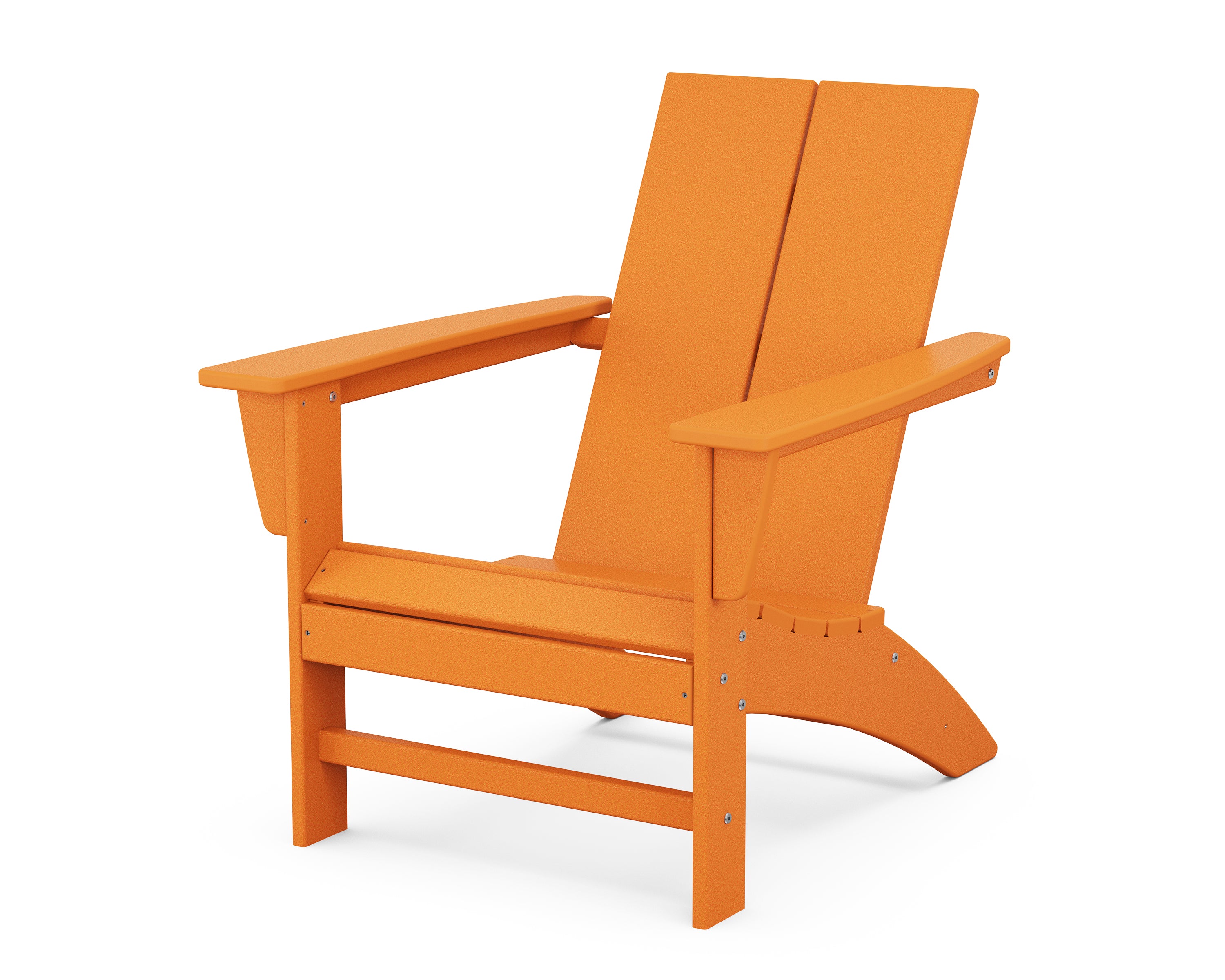 POLYWOOD Country Living Modern Adirondack Chair in Tangerine
