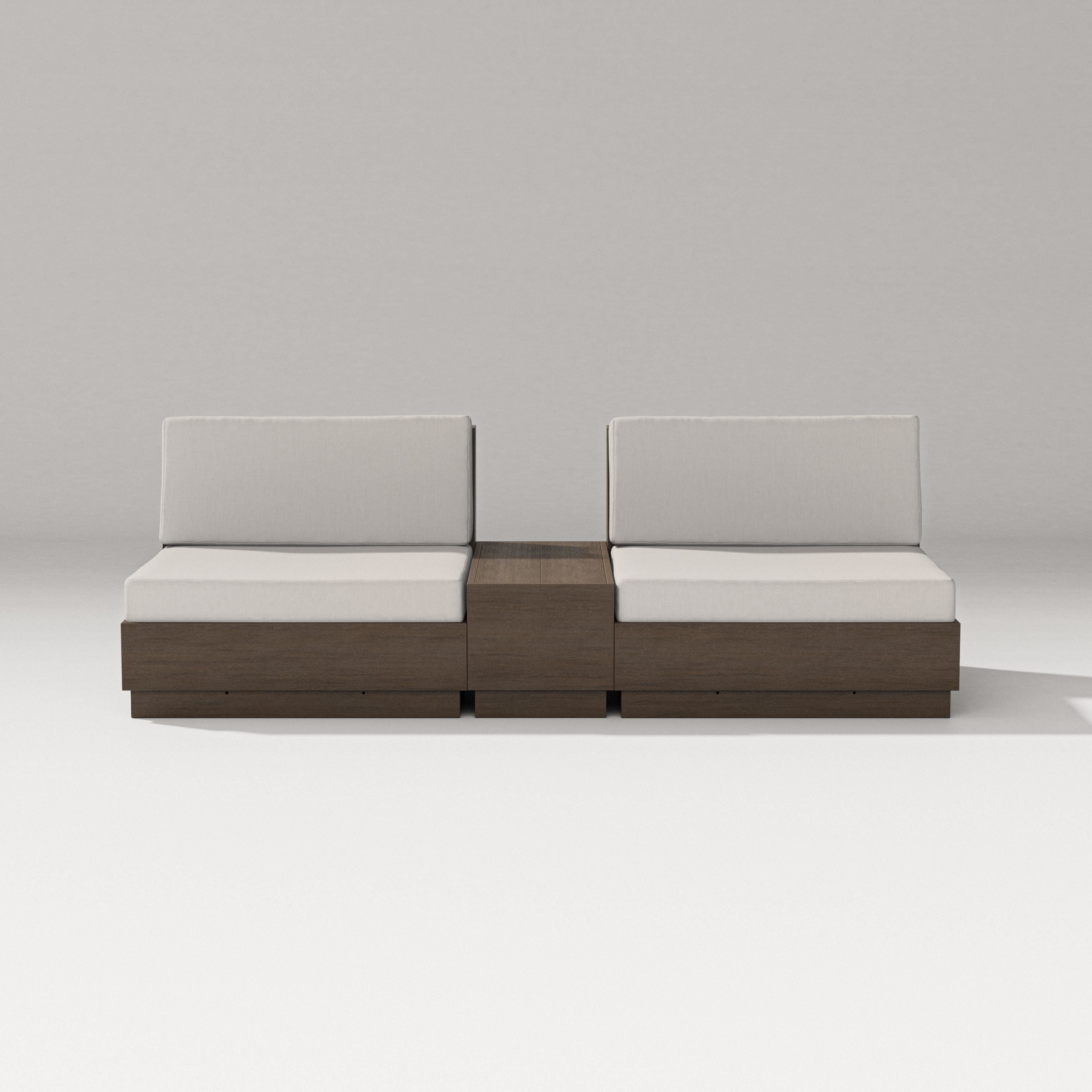 PW Designer Series Elevate Lounge Chair Set in Kona / Cast Ash